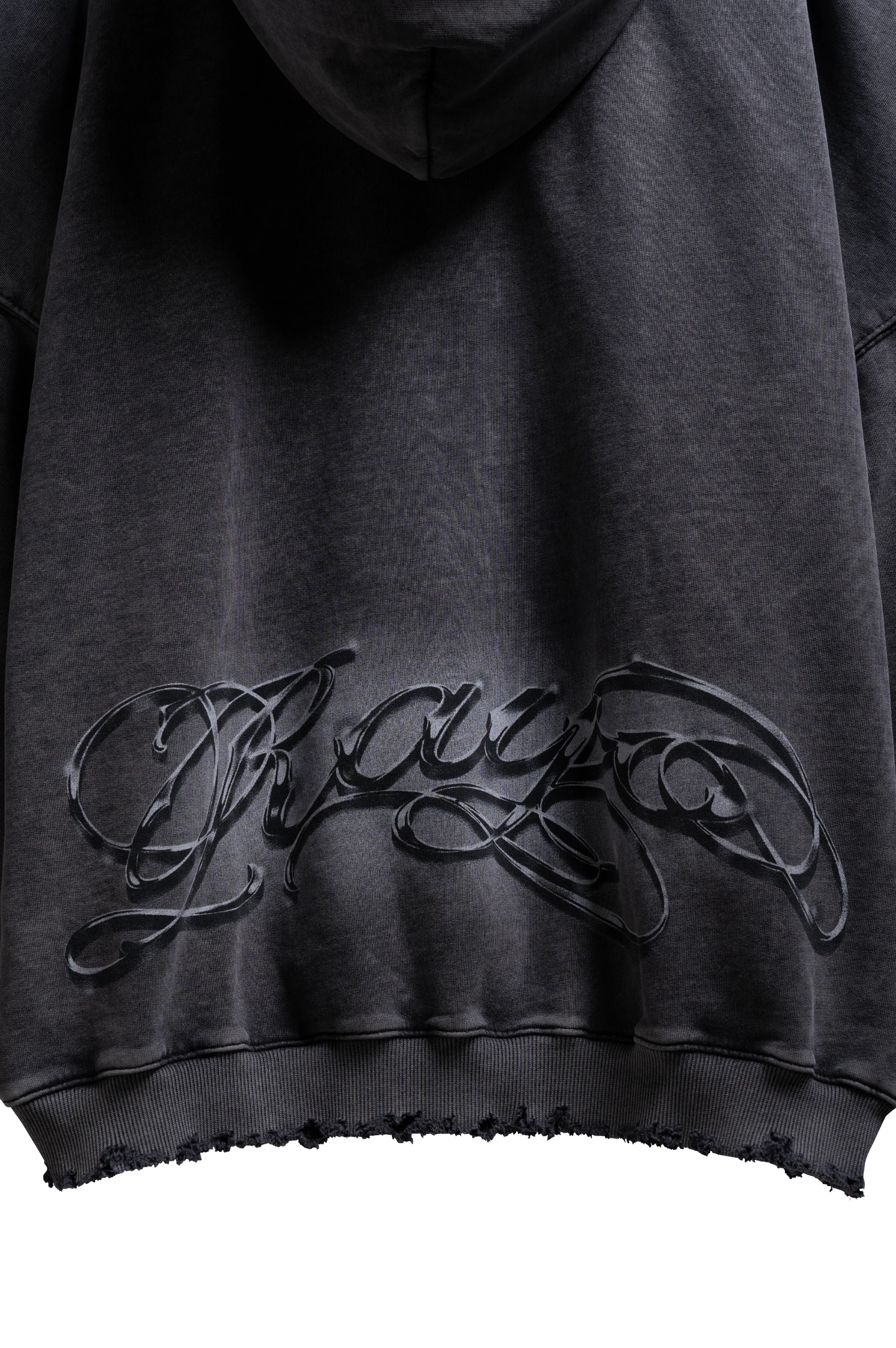 BLACK RAYO ZIP HOODIE - Image 5