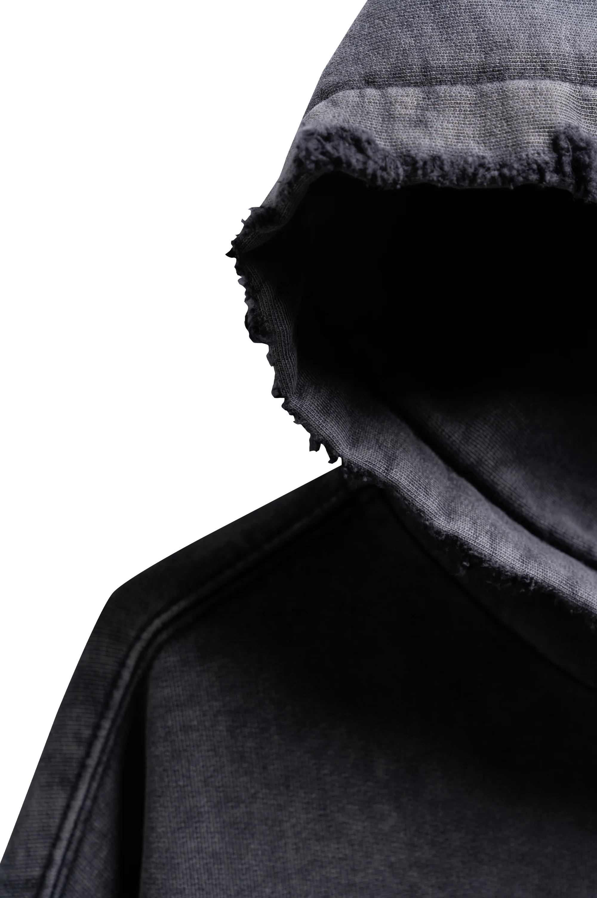 BLACK RAYO ZIP HOODIE - Image 6