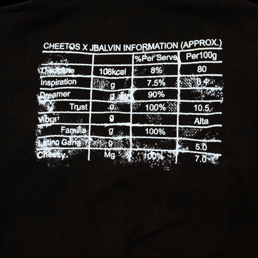 J BALVIN X CHEETOS FLAVORED FAMILIA HOODIE BLACK - Image 5