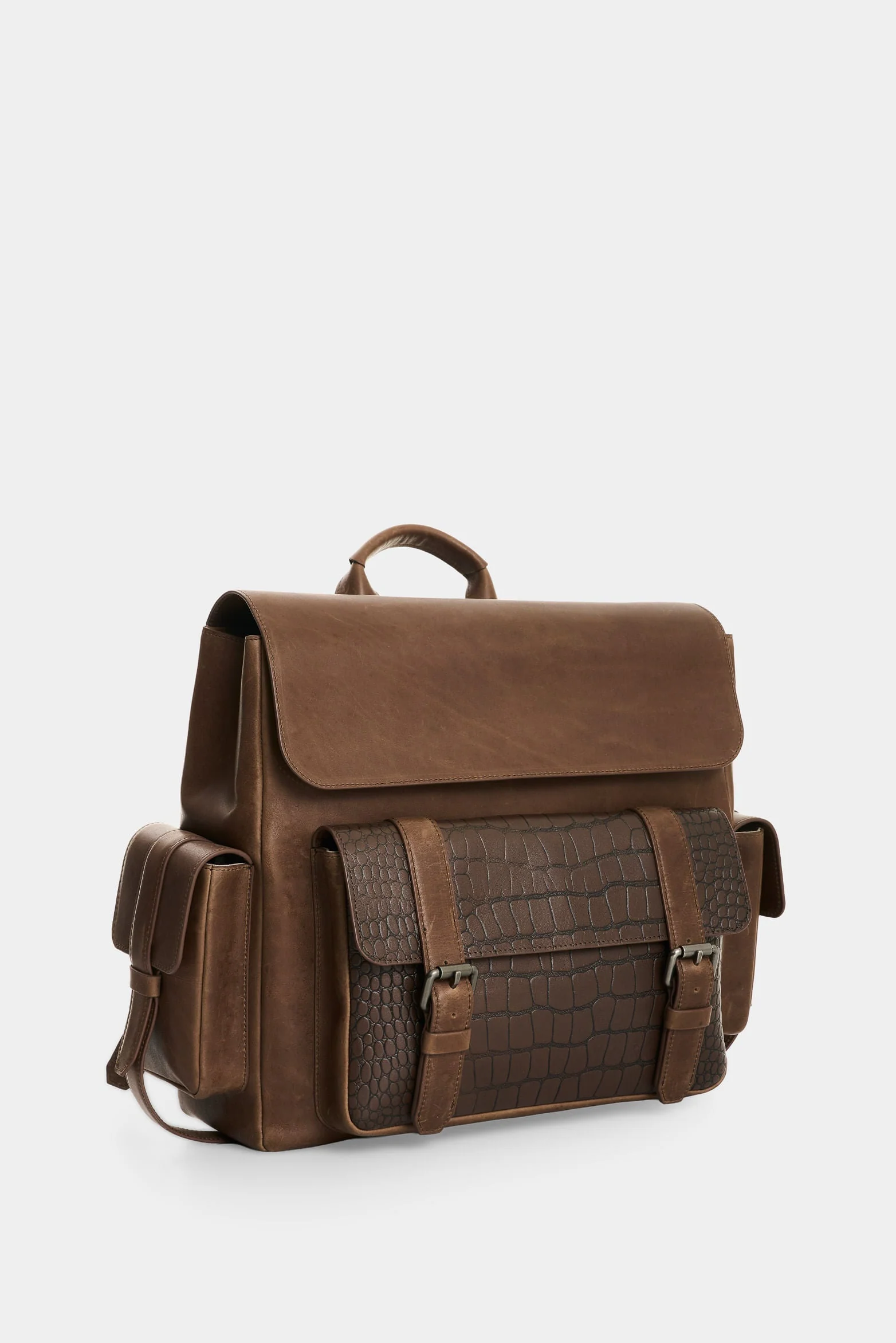Men's Archaeology Leather Backpack - Image 2
