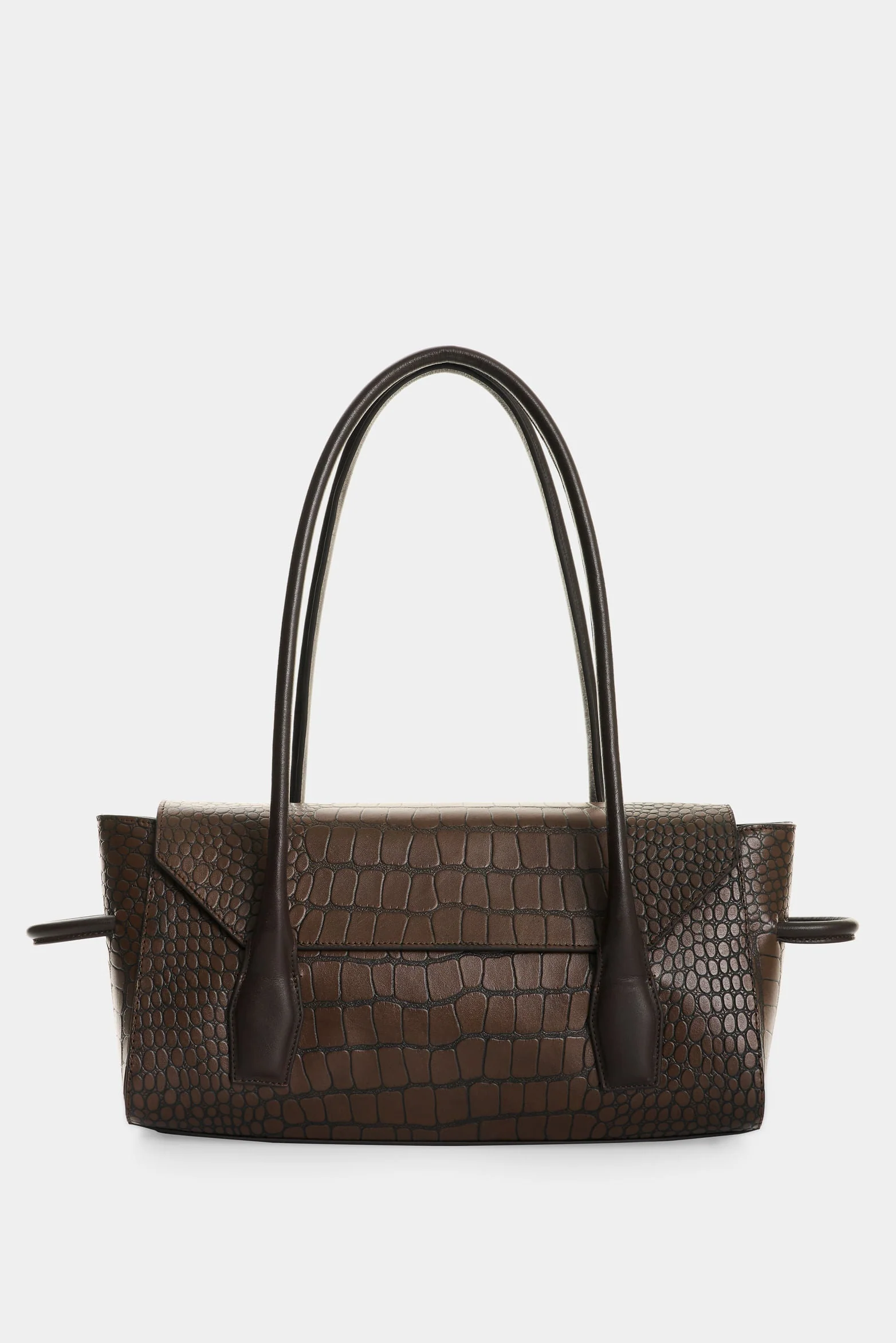 Men's Croco Leather Crossbody Bag