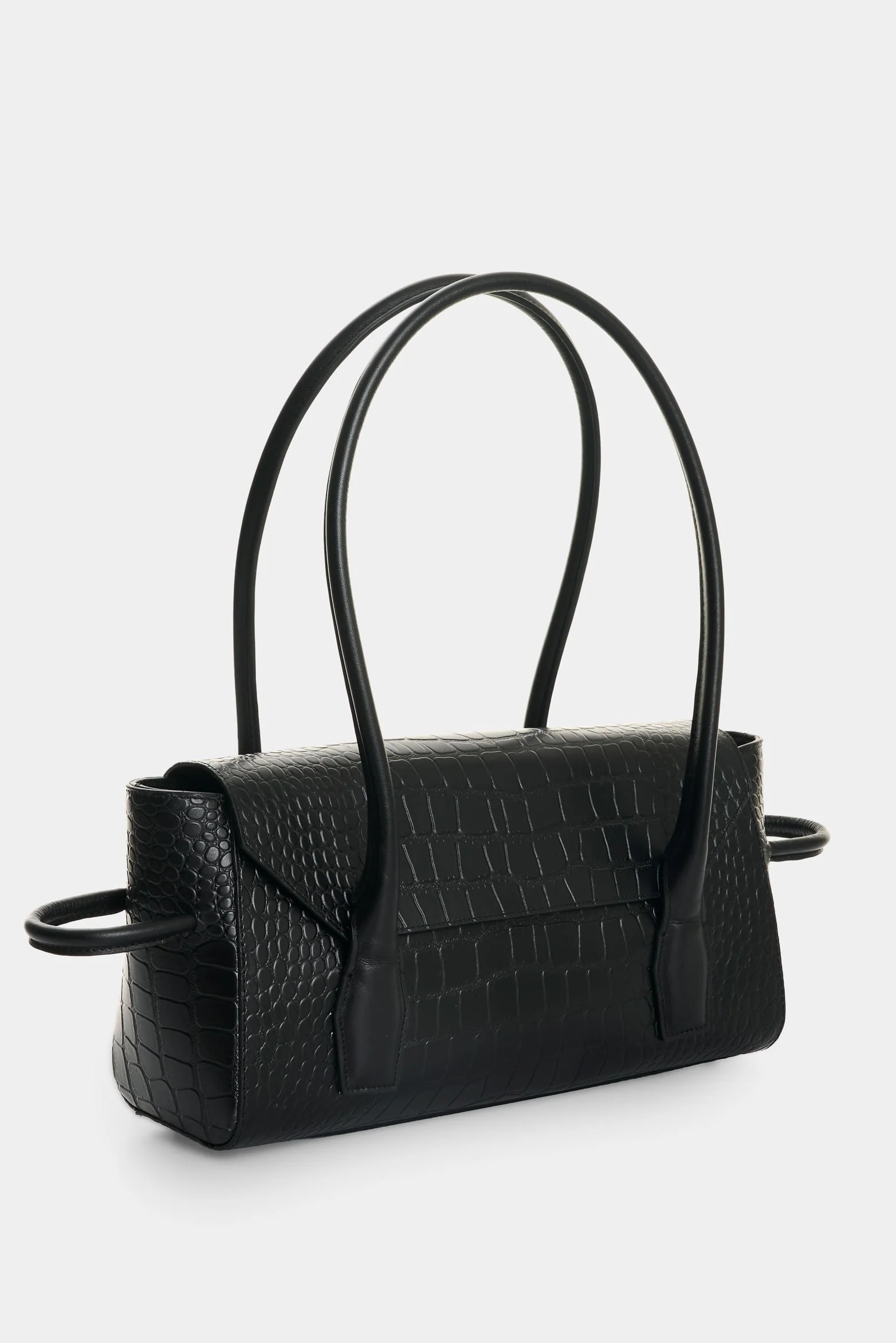 Men's Croco Leather Crossbody Bag - Image 2
