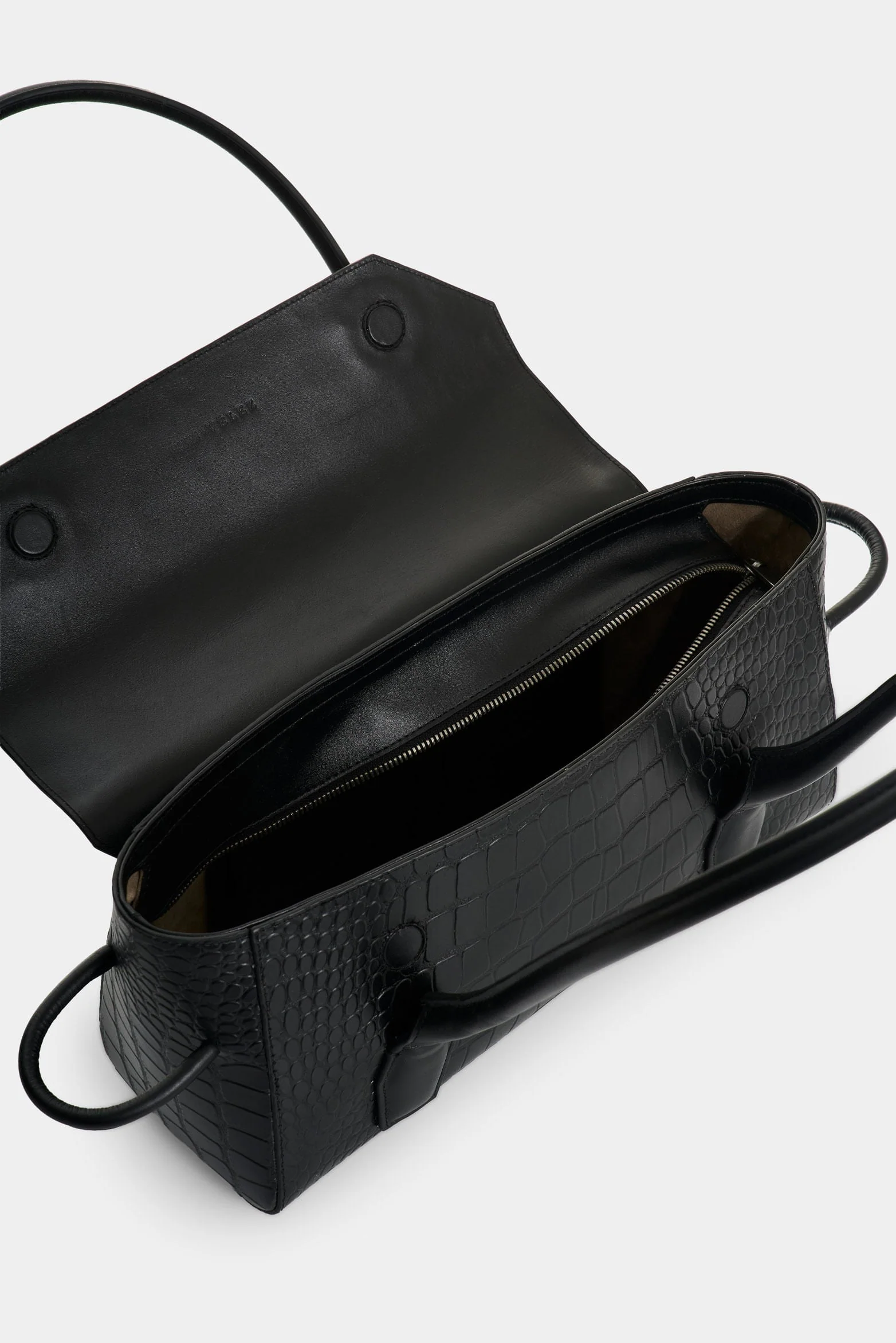 Men's Croco Leather Crossbody Bag - Image 5