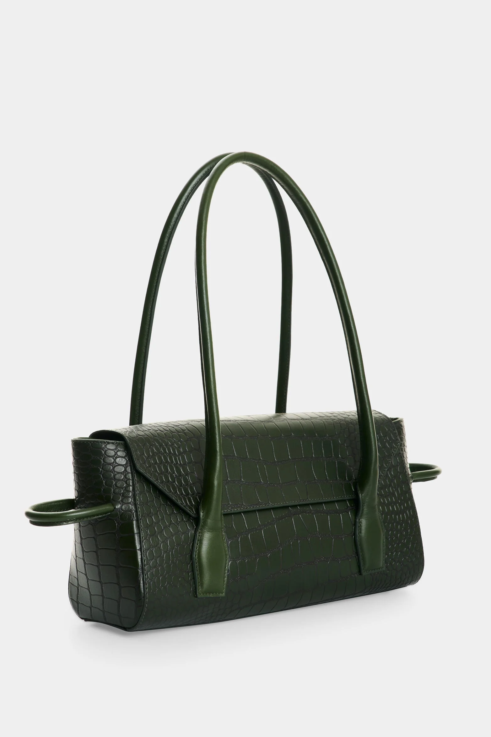 Men's Croco Leather Crossbody Bag - Image 2