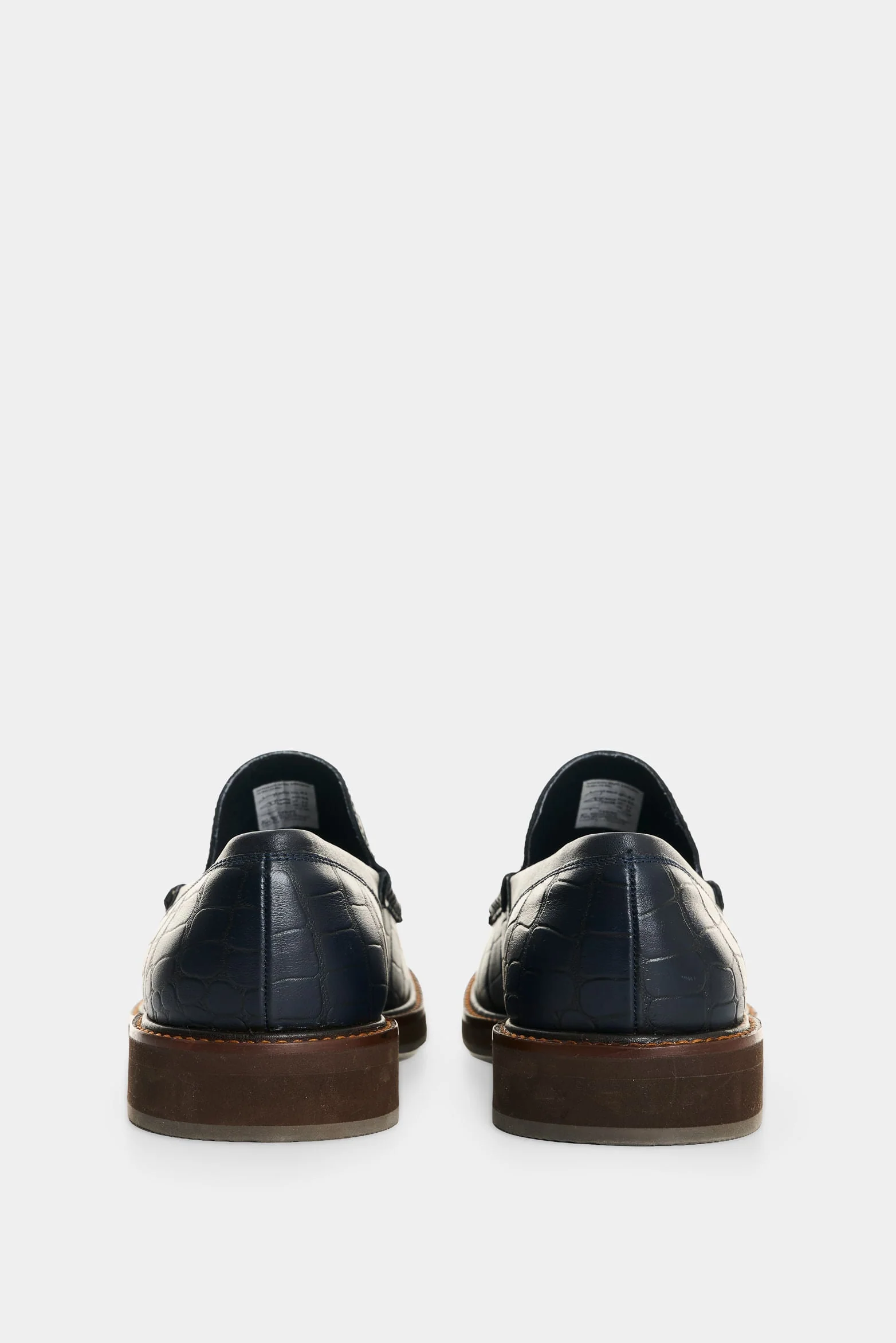 Men's Croco Leather Loafers - Image 3