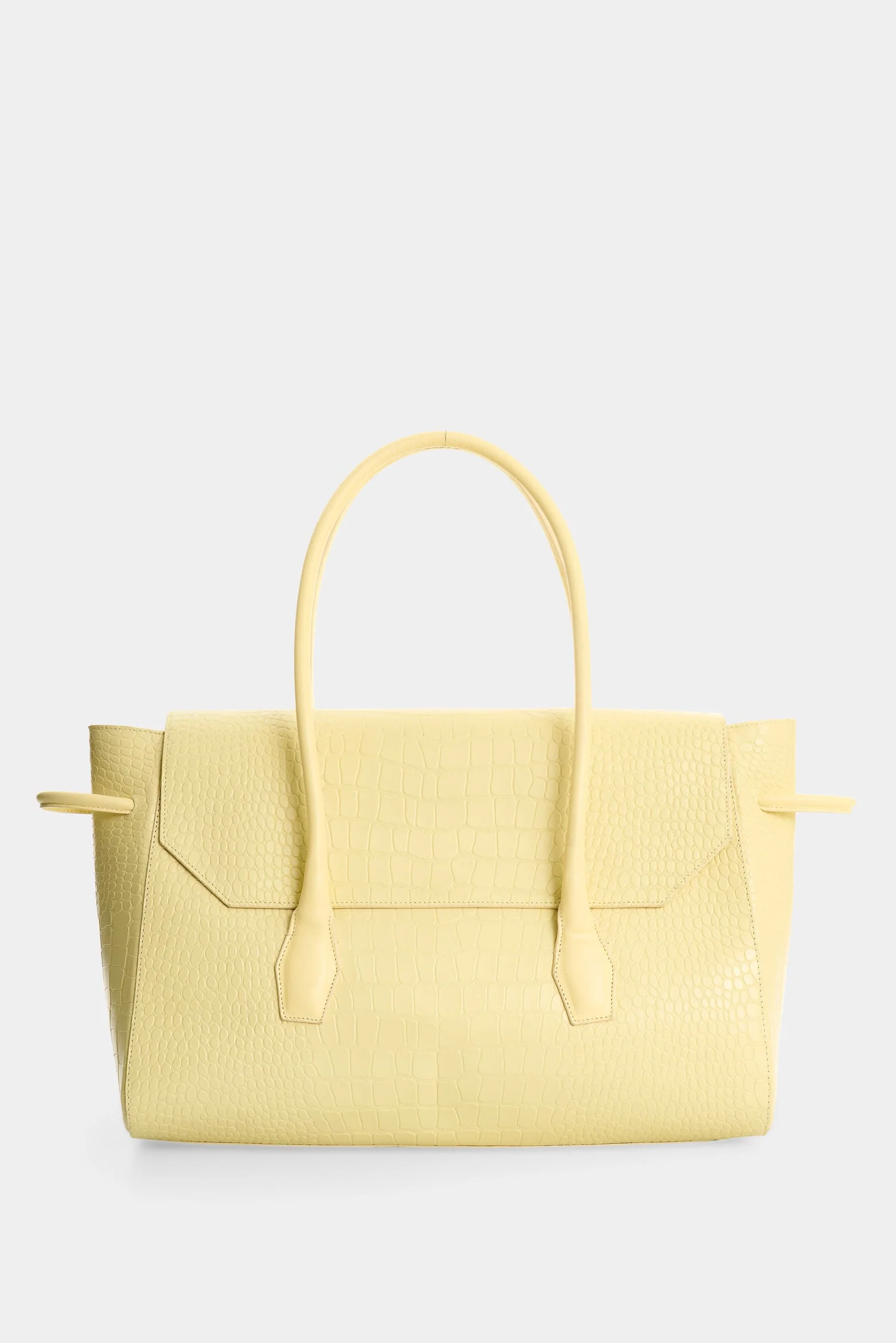 Men's Croco Leather Shopping Bag