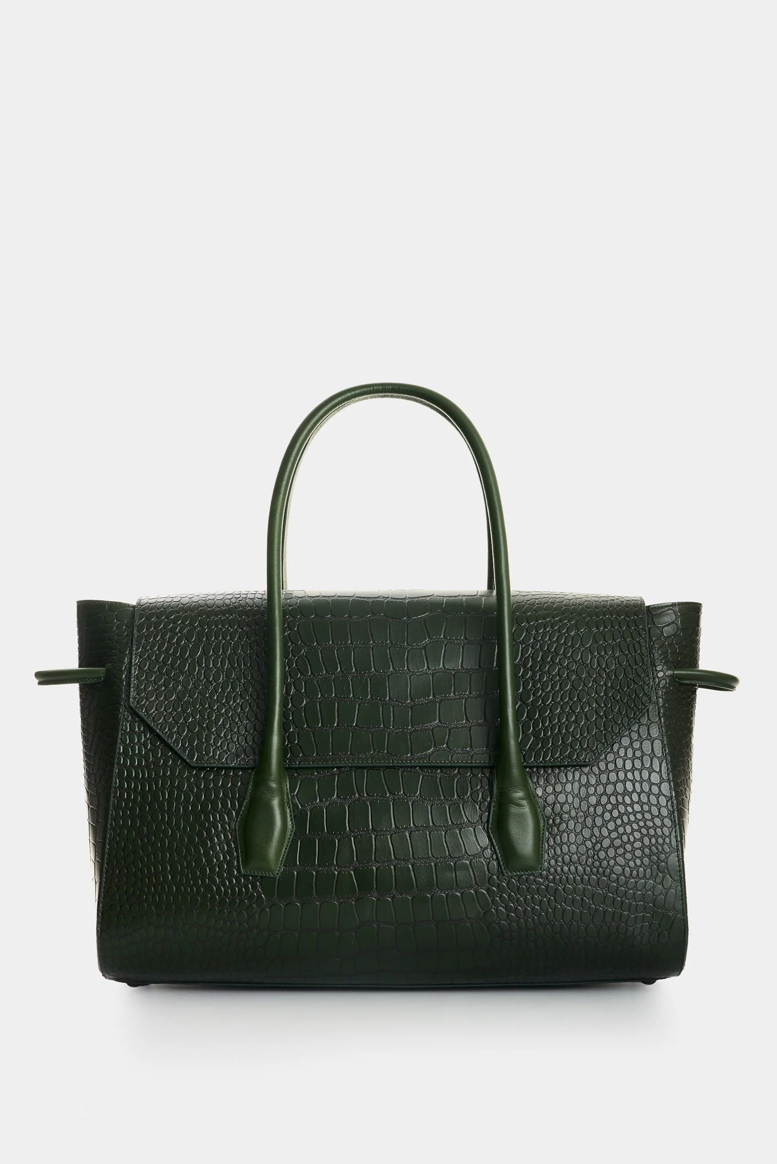 Men's Croco Leather Shopping Bag