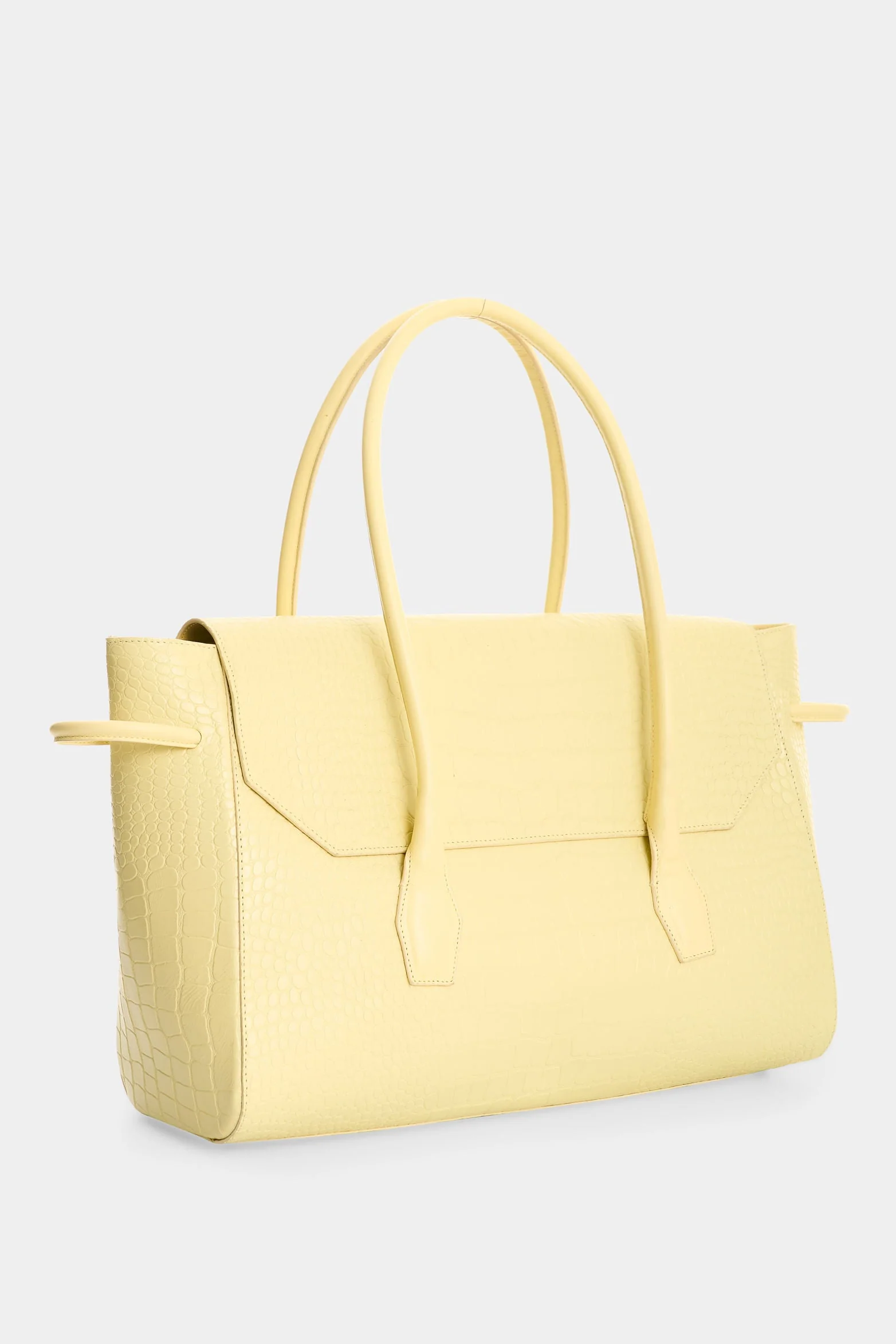Men's Croco Leather Shopping Bag - Image 2
