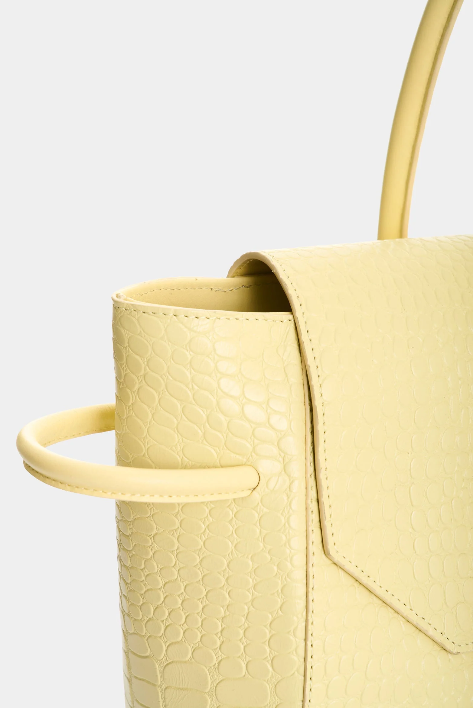 Men's Croco Leather Shopping Bag - Image 4