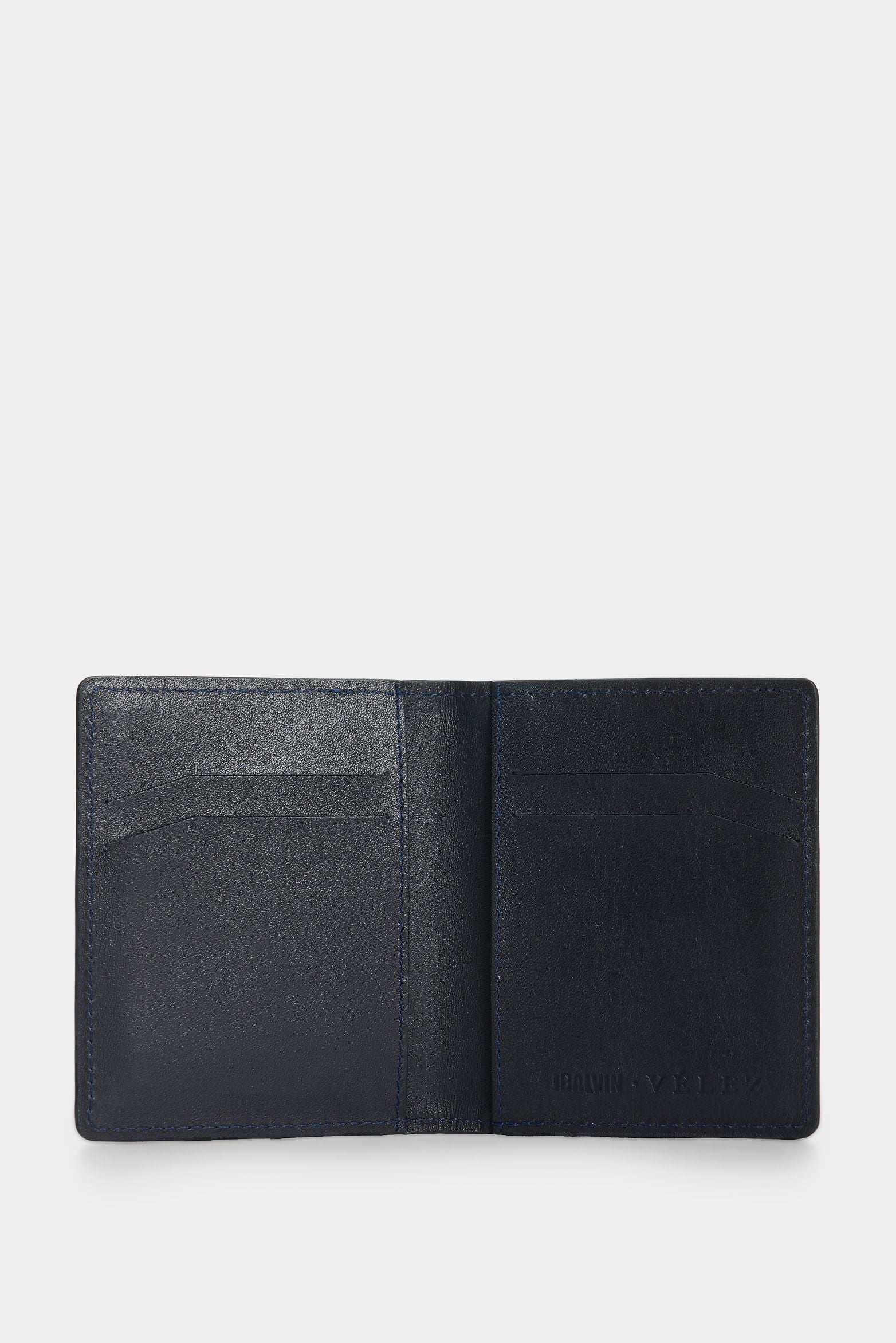 Men's Dino Croco Leather Card Holder - Image 2