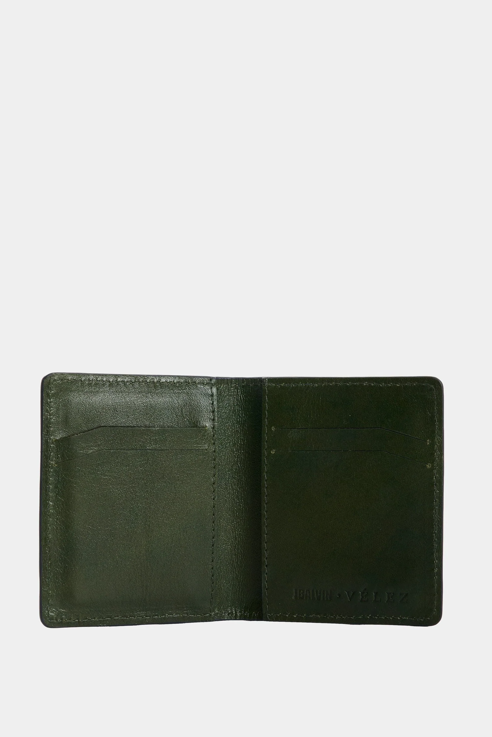 Men's Dino Croco Leather Card Holder - Image 2