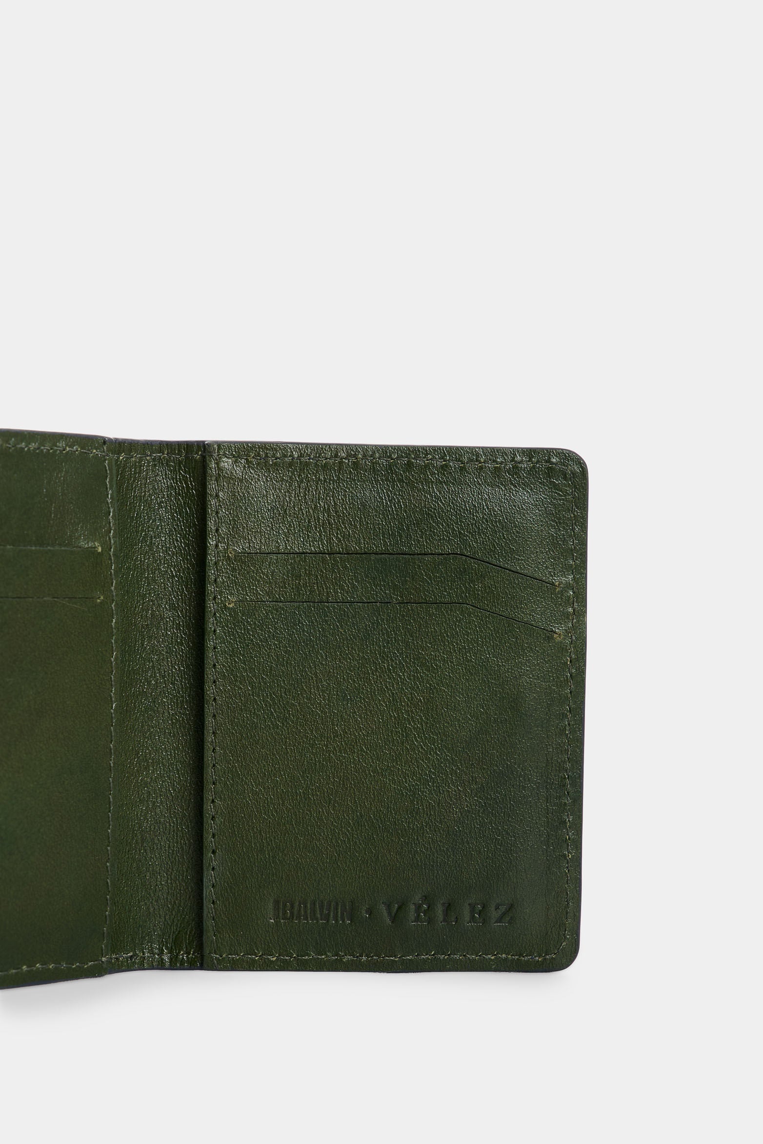 Men's Dino Croco Leather Card Holder - Image 5