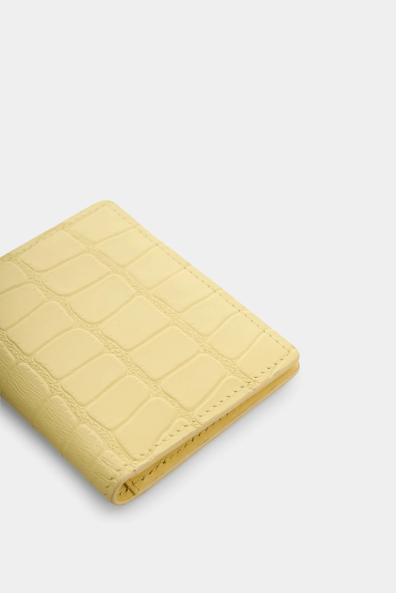 Men's Dino Croco Leather Card Holder - Image 4