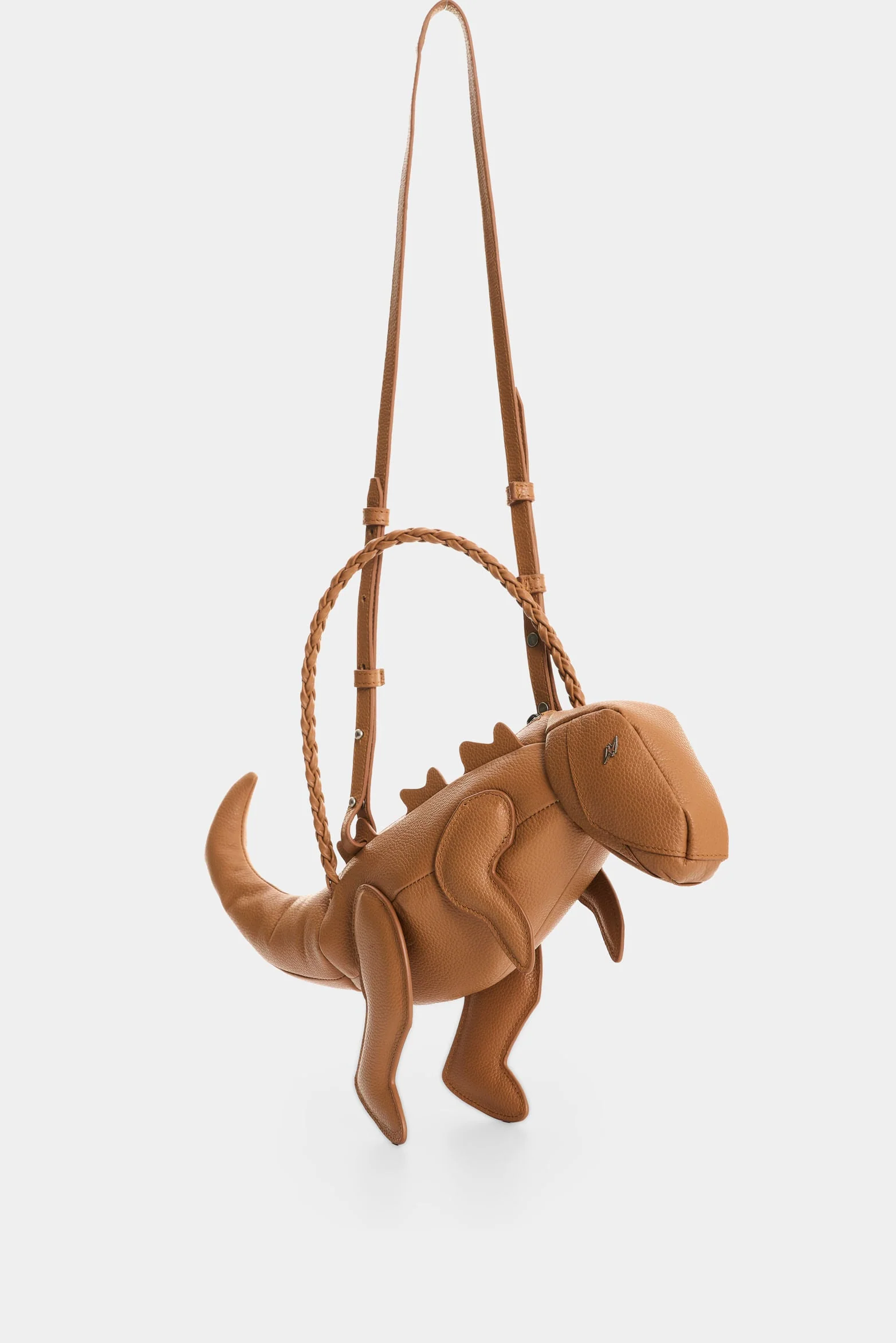Men's Dino Croco Leather Crossbody Bag - Image 2
