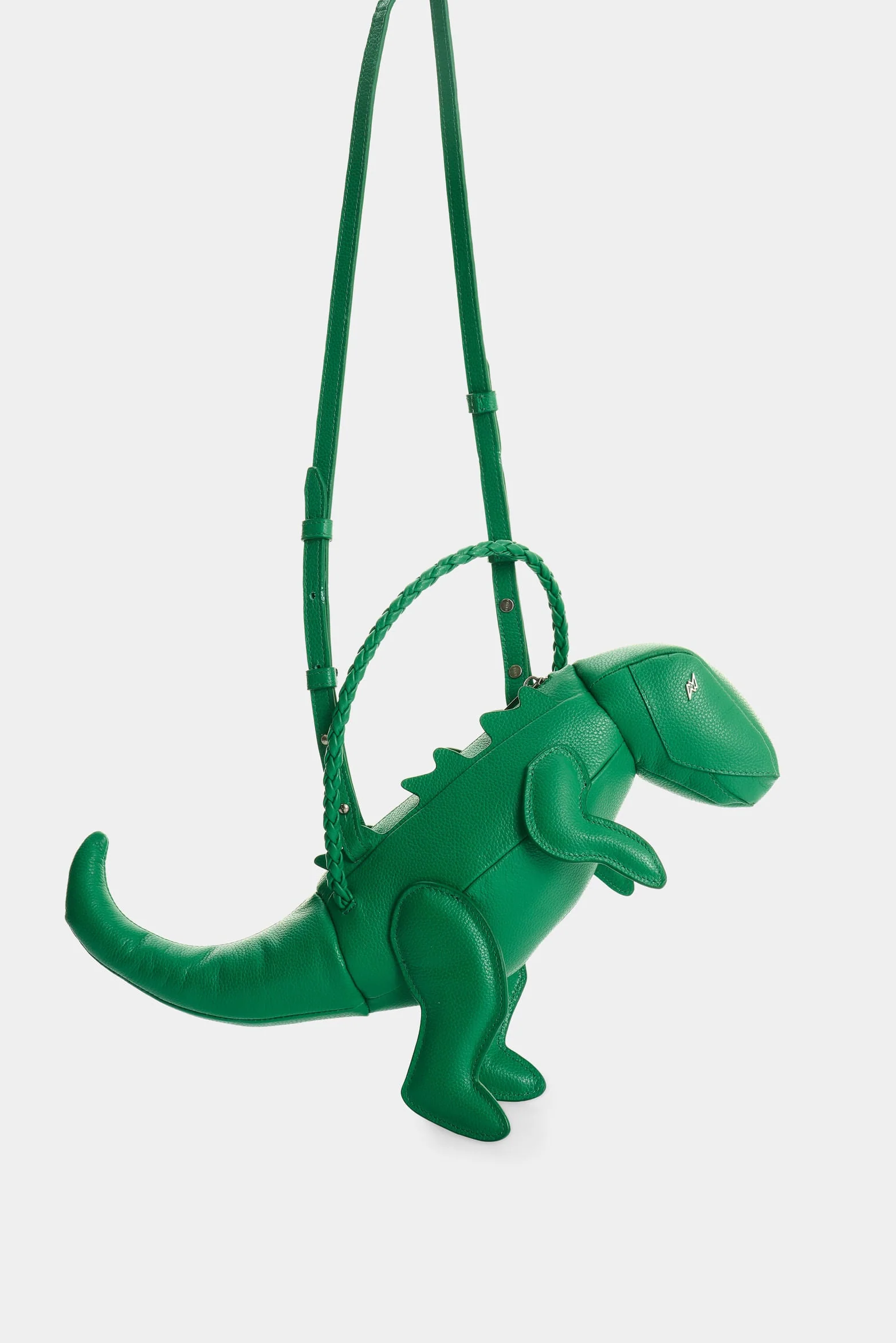 Men's Dino Croco Leather Crossbody Bag