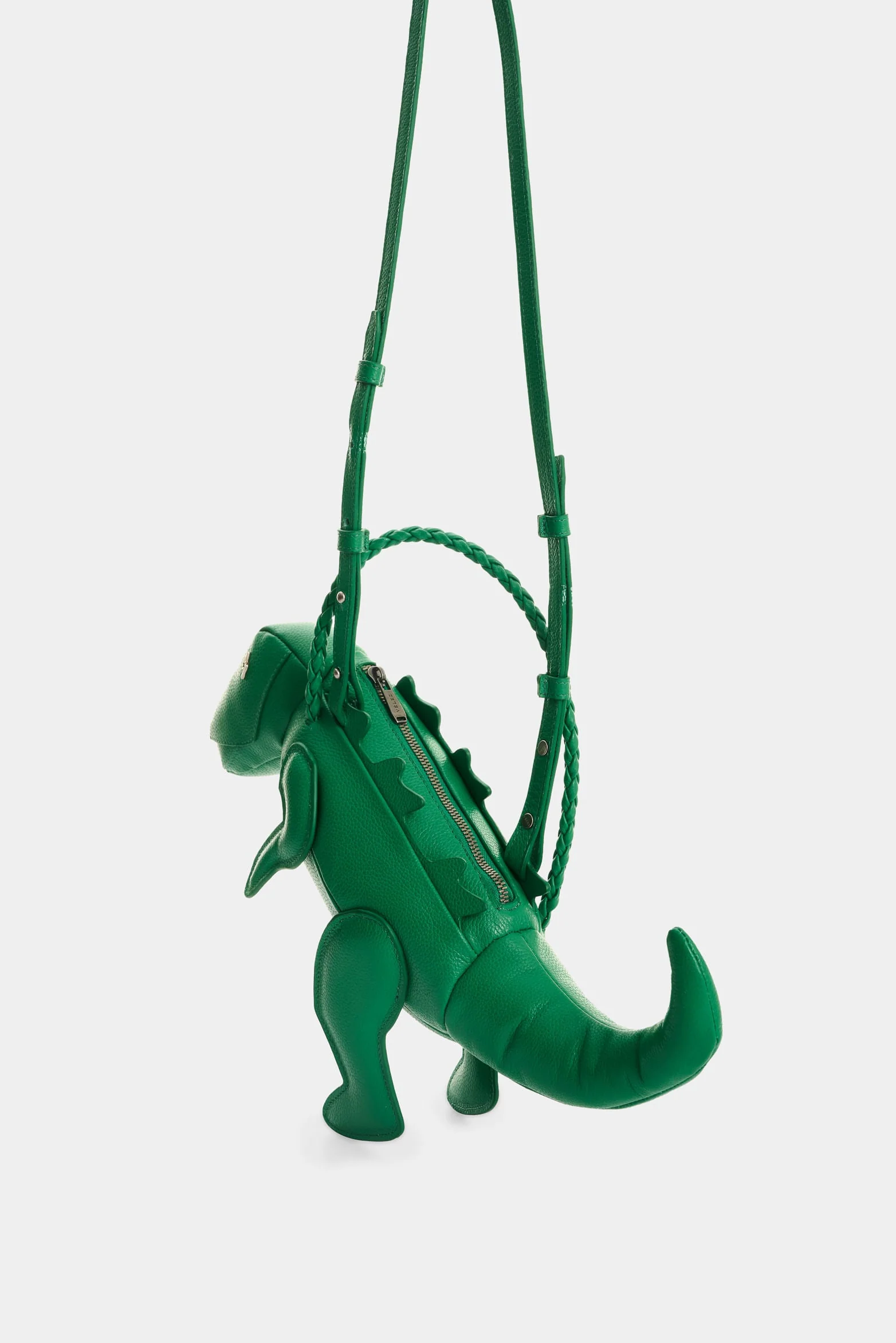 Men's Dino Croco Leather Crossbody Bag - Image 2