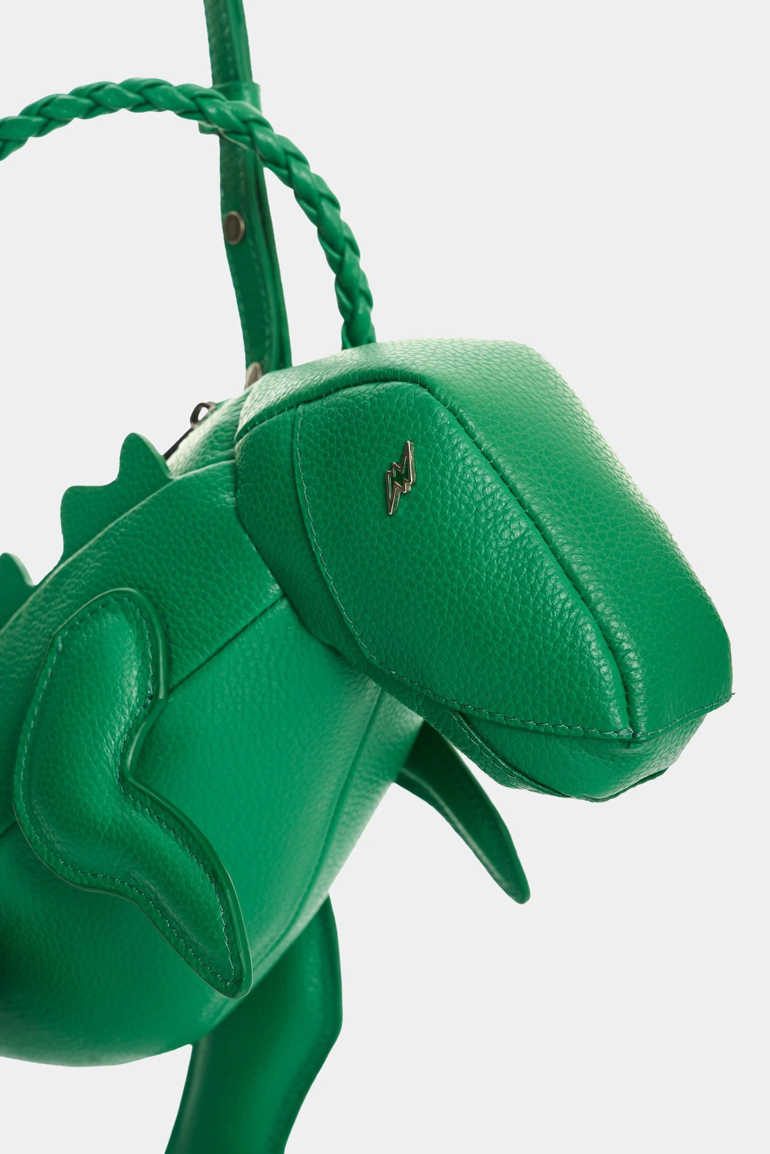 Men's Dino Croco Leather Crossbody Bag - Image 4