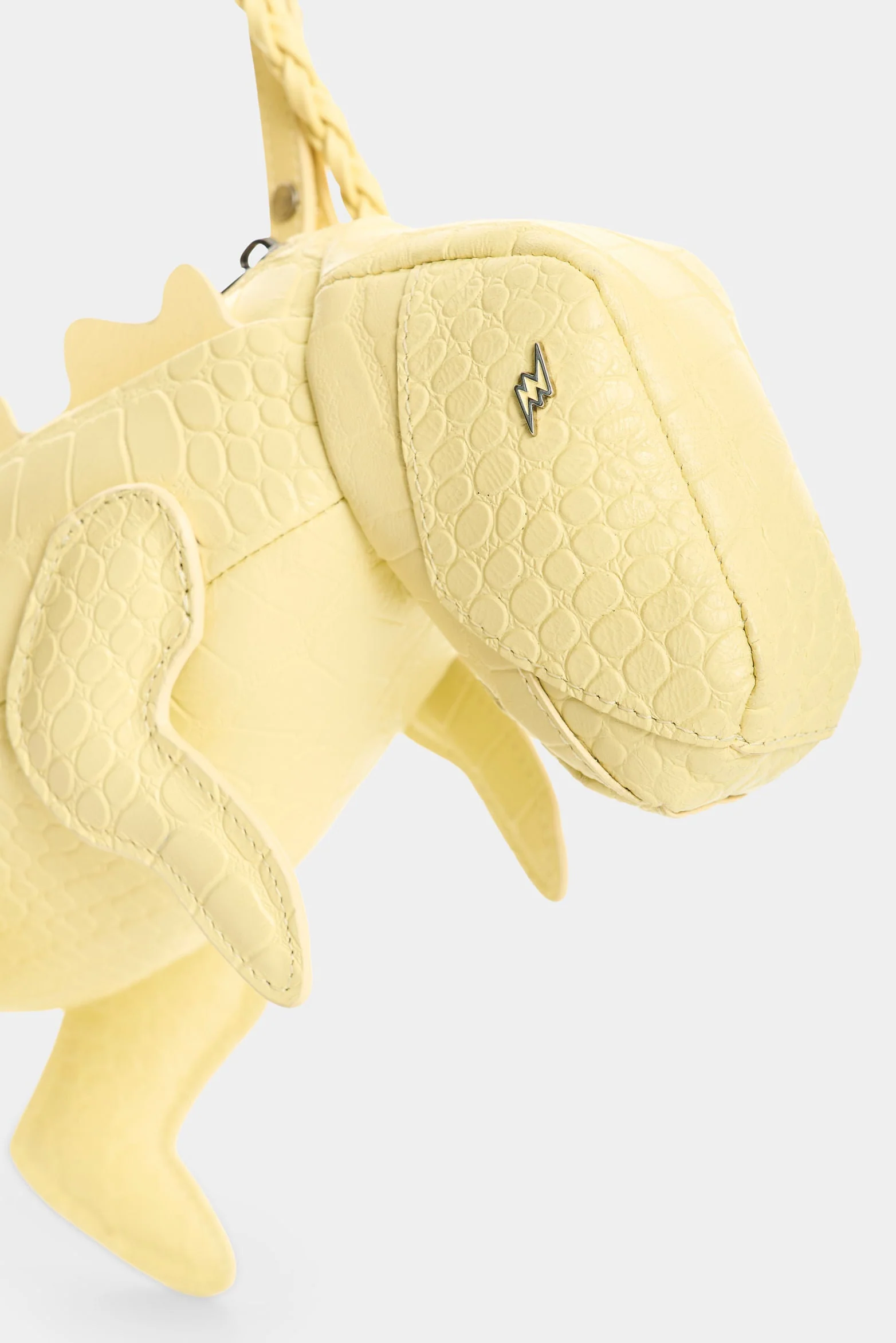 Men's Dino Croco Leather Crossbody Bag - Image 4