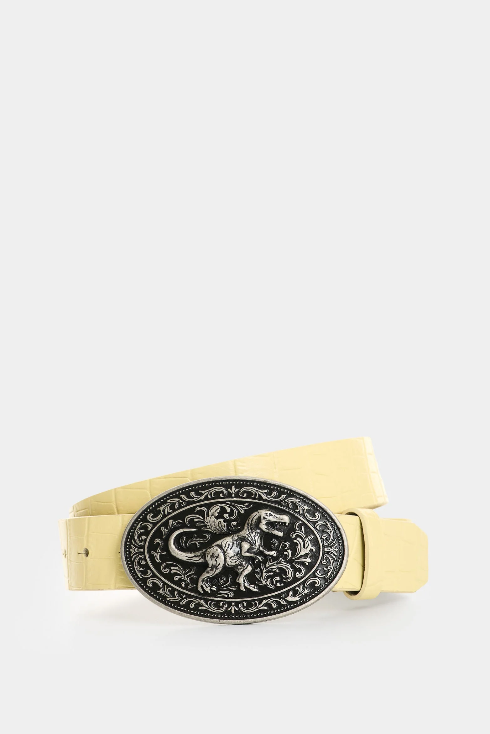 Men's Dino Croco Leather Reversible Belt