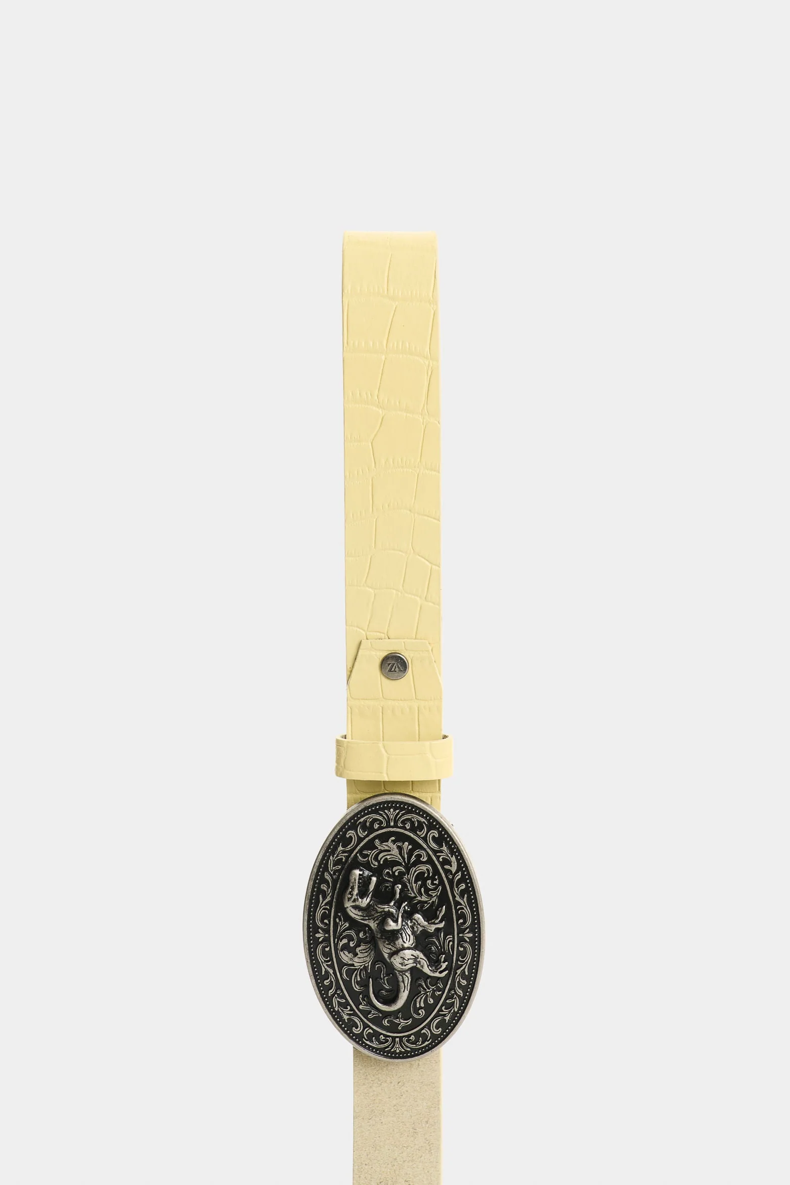 Men's Dino Croco Leather Reversible Belt - Image 2