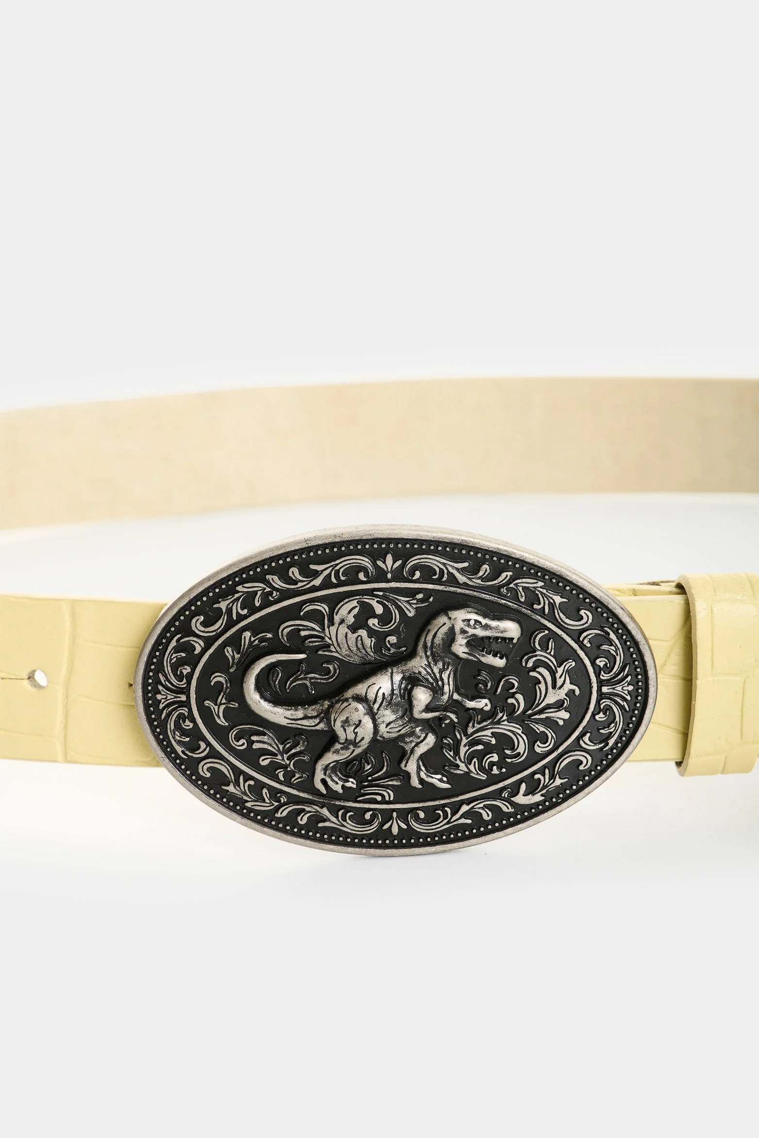 Men's Dino Croco Leather Reversible Belt - Image 4