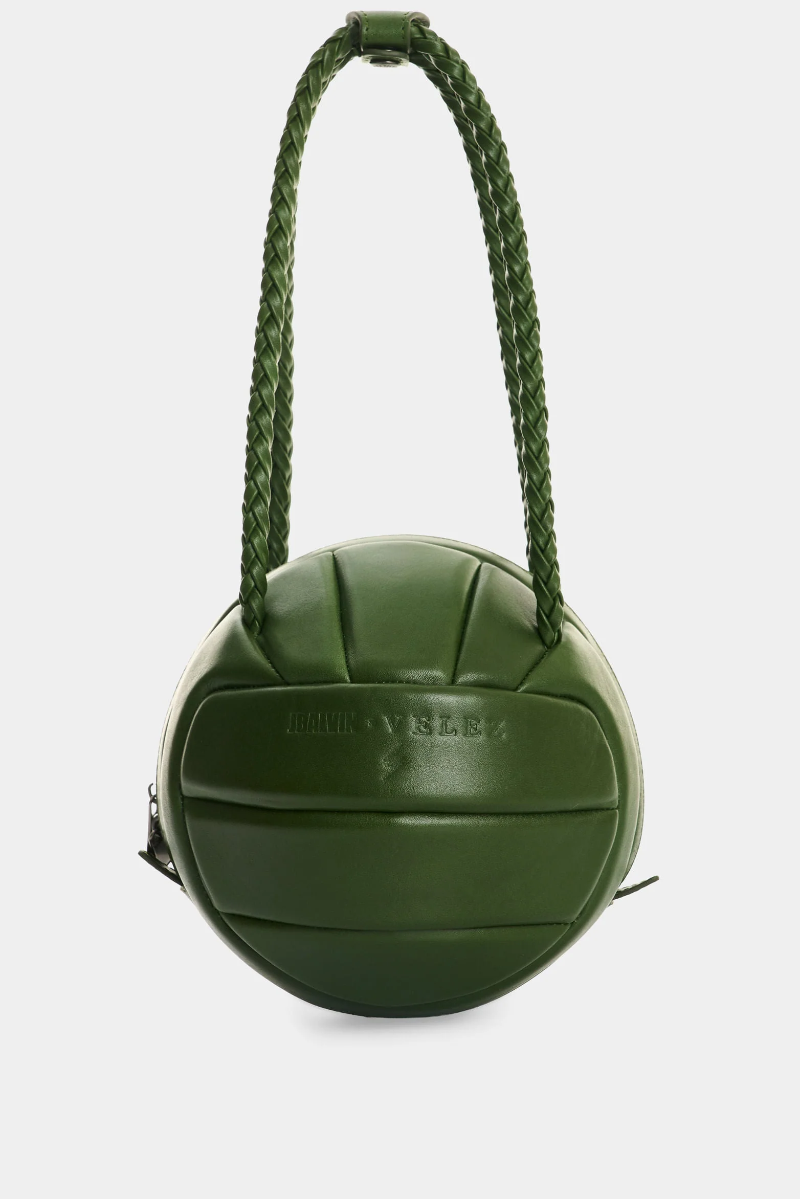 Men's Soccer Ball Leather Crossbody Bag - Image 3