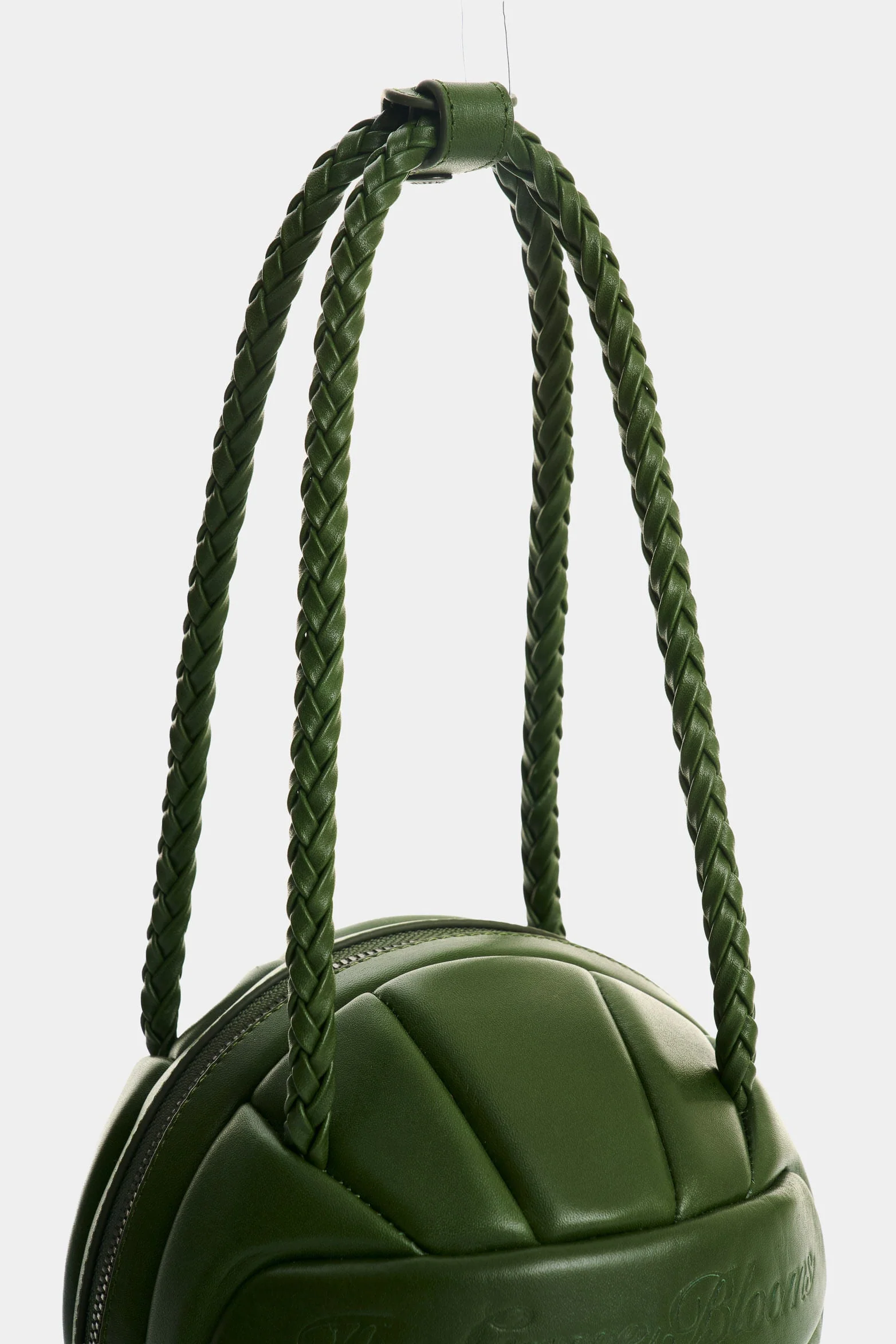 Men's Soccer Ball Leather Crossbody Bag - Image 4