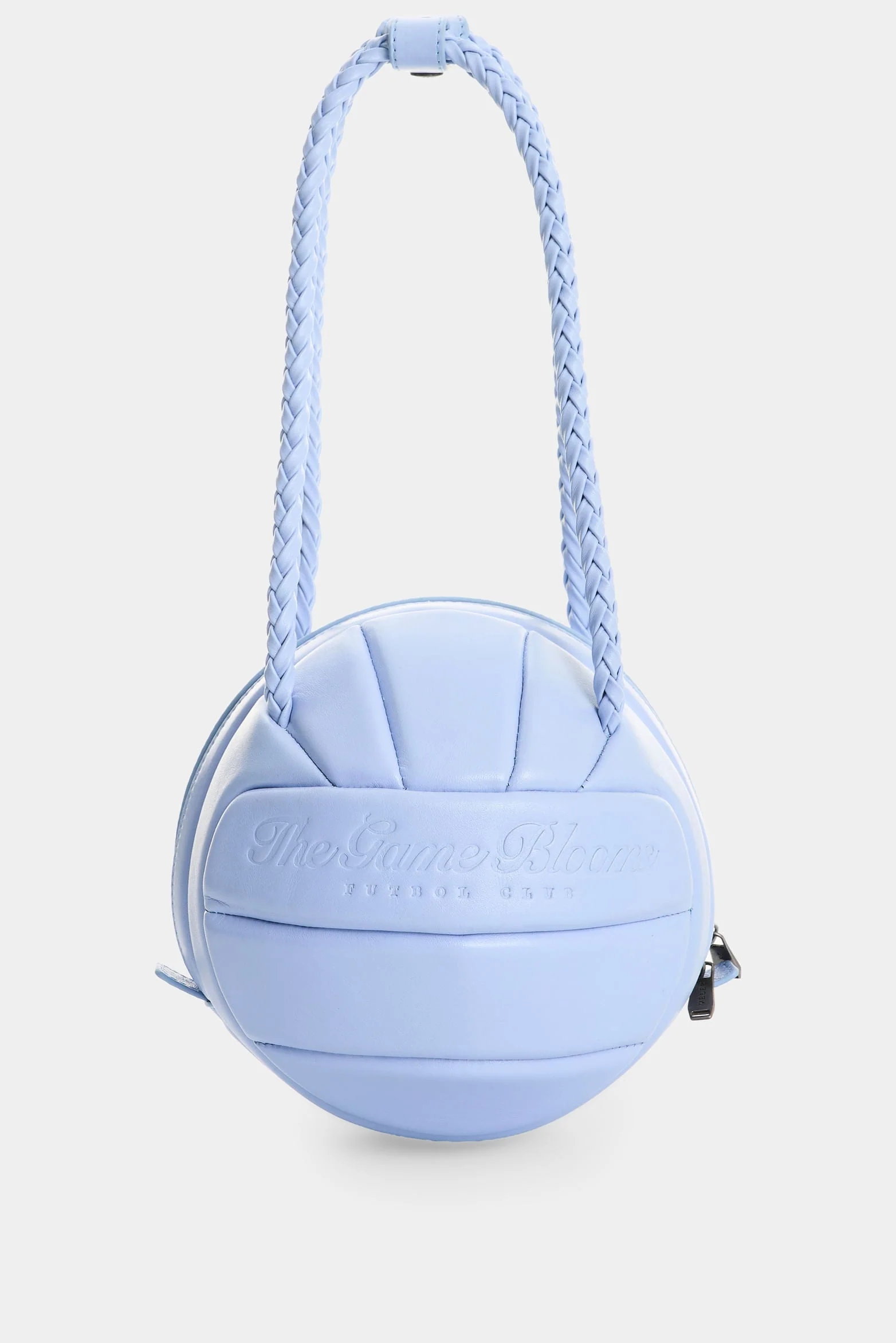 Men's Soccer Ball Leather Crossbody Bag