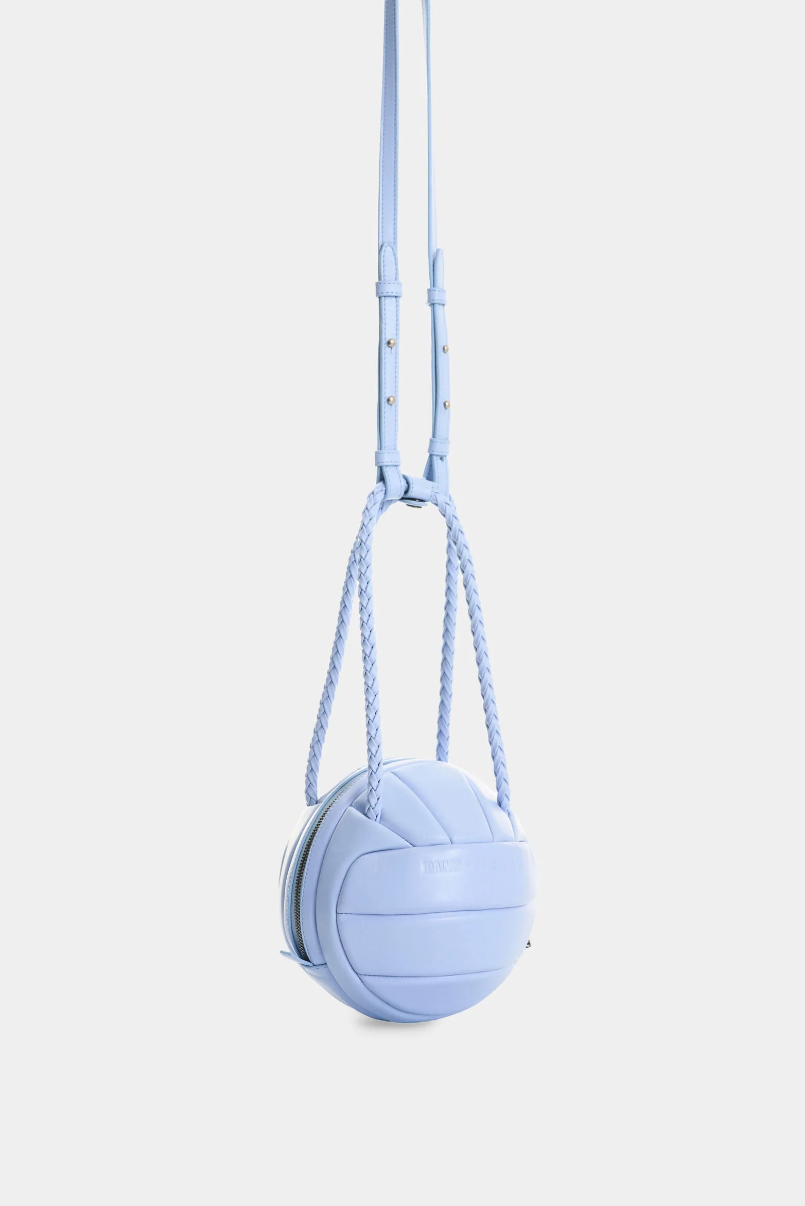 Men's Soccer Ball Leather Crossbody Bag - Image 2