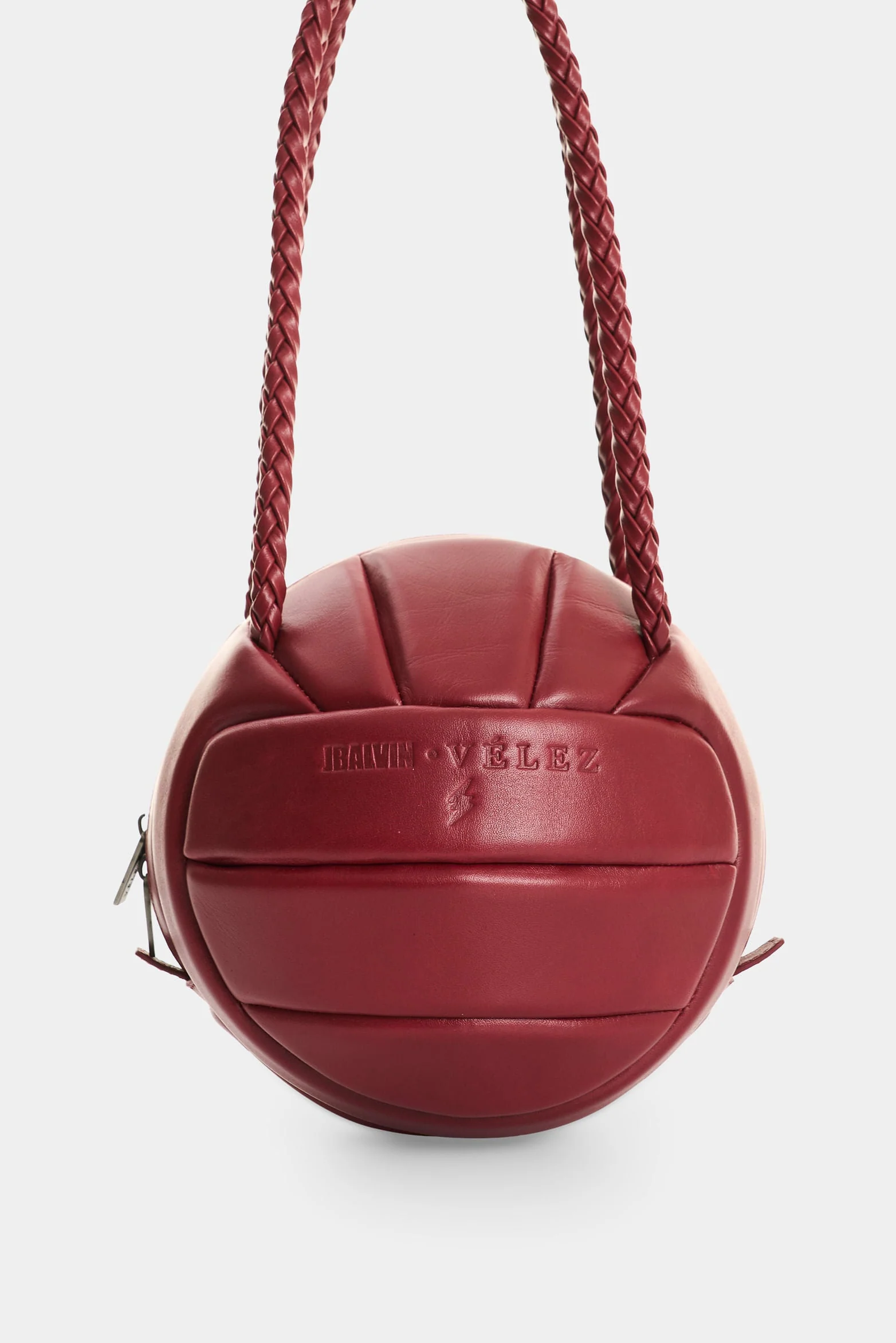 Men's Soccer Ball Leather Crossbody Bag - Image 3