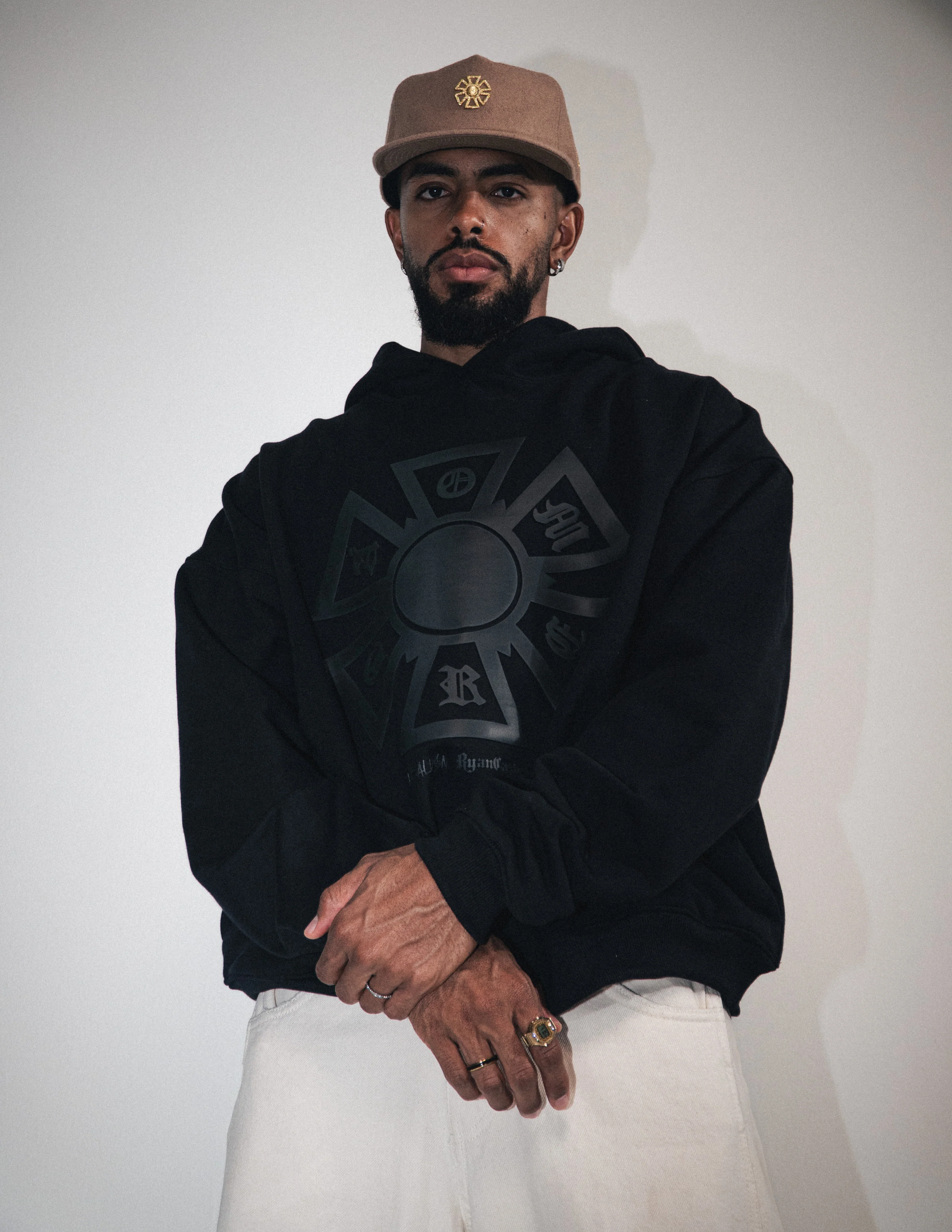 OMERTA BLACK HOODIE - Image 3