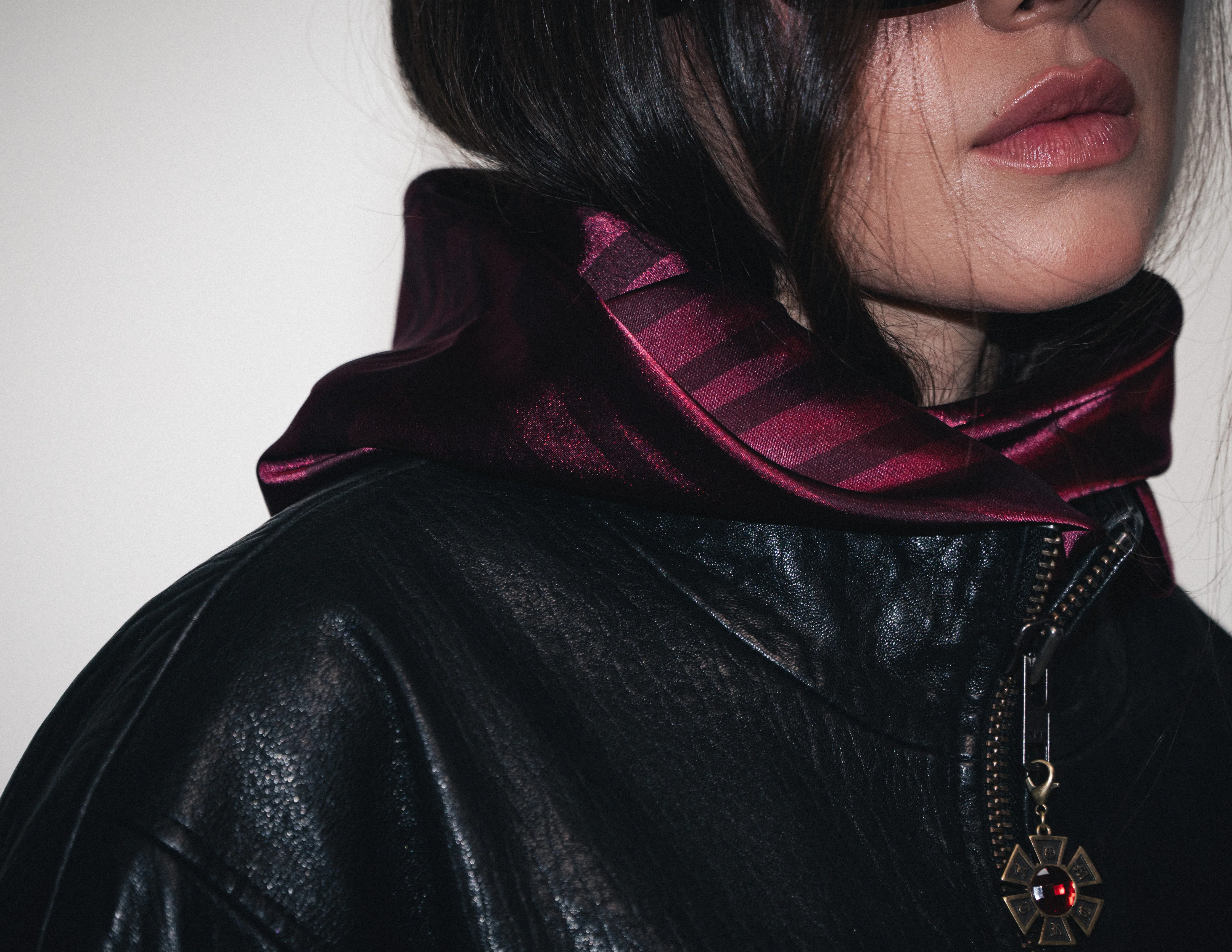 OMERTA BLACK LEATHER JACKET - Image 11