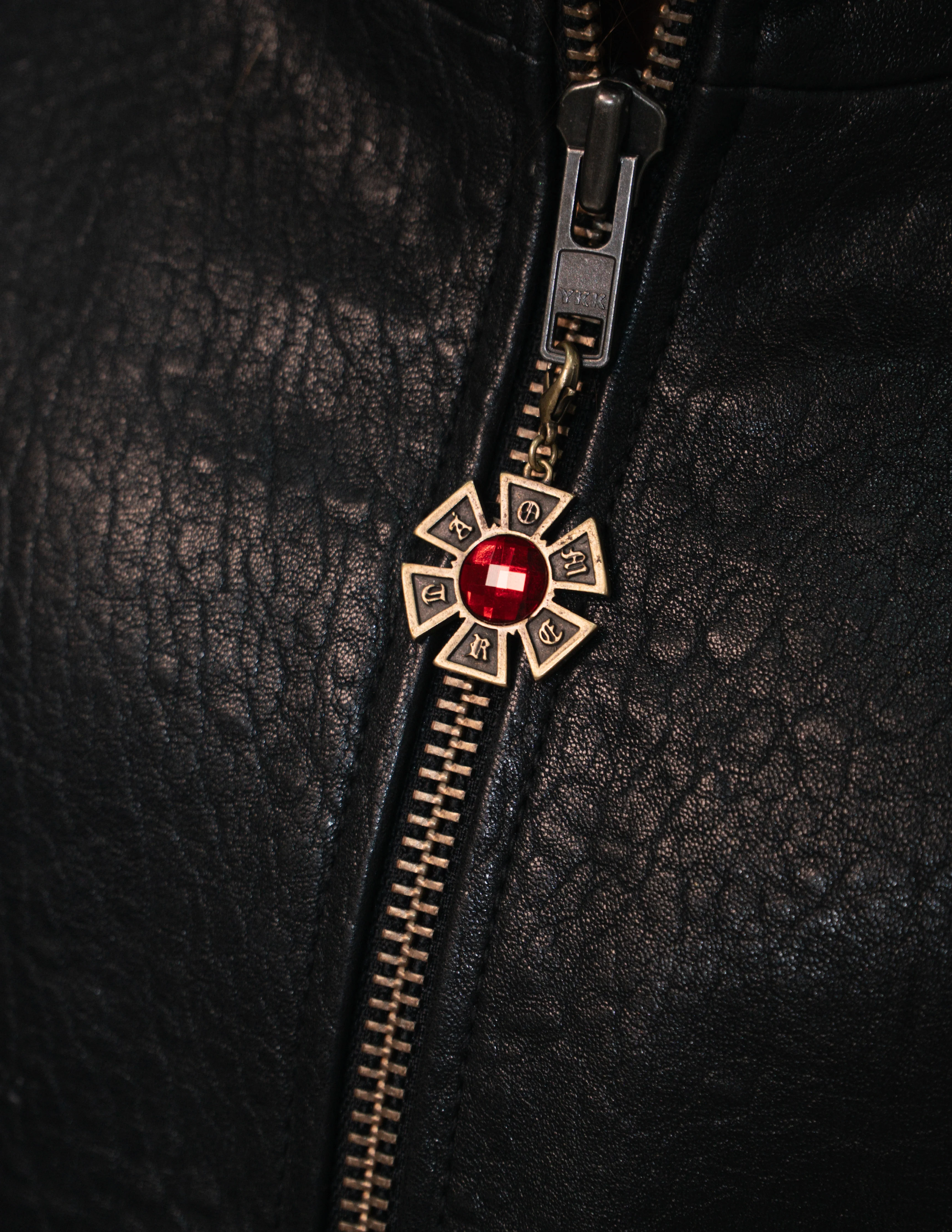 OMERTA BLACK LEATHER JACKET - Image 12