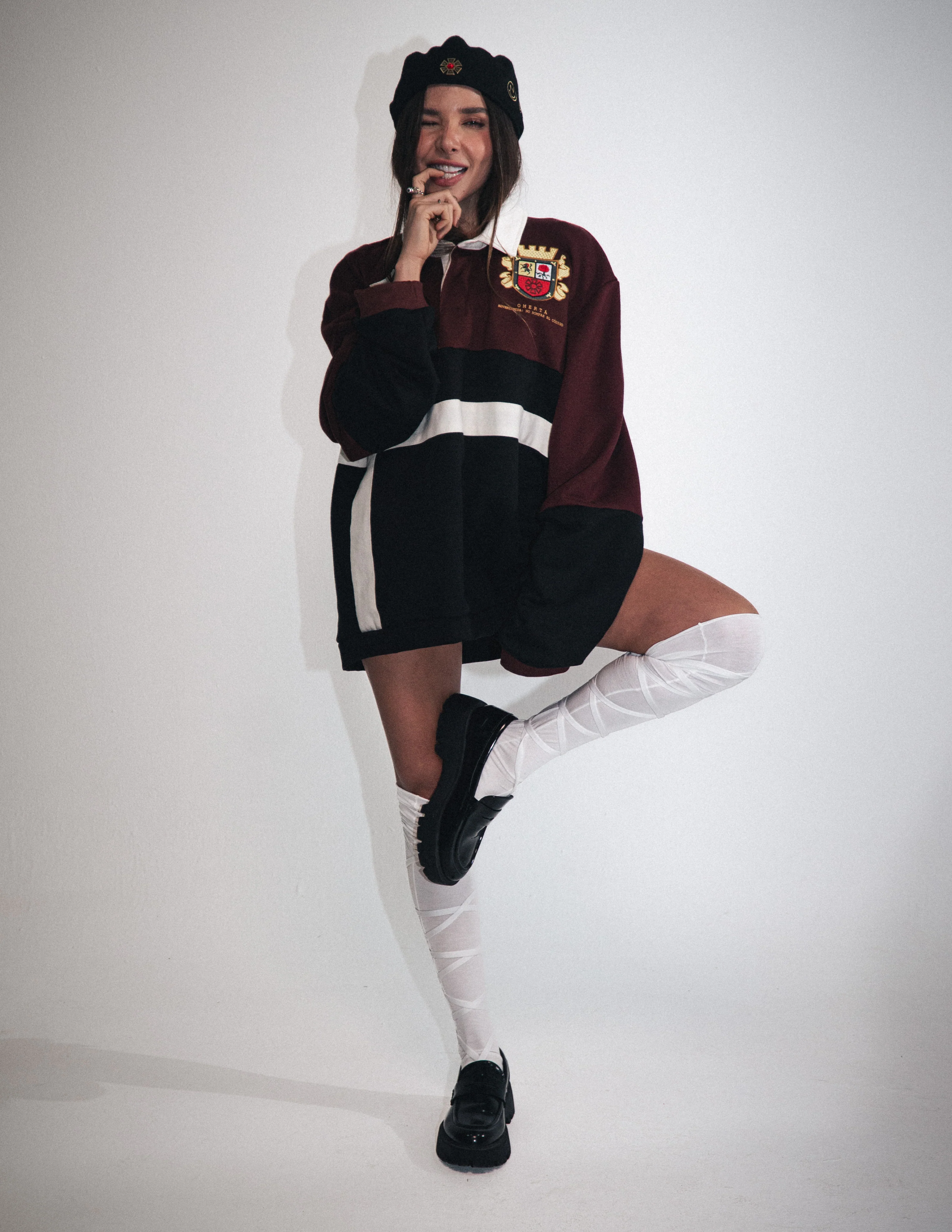 OMERTA LONG SLEEVE POLO - Image 4