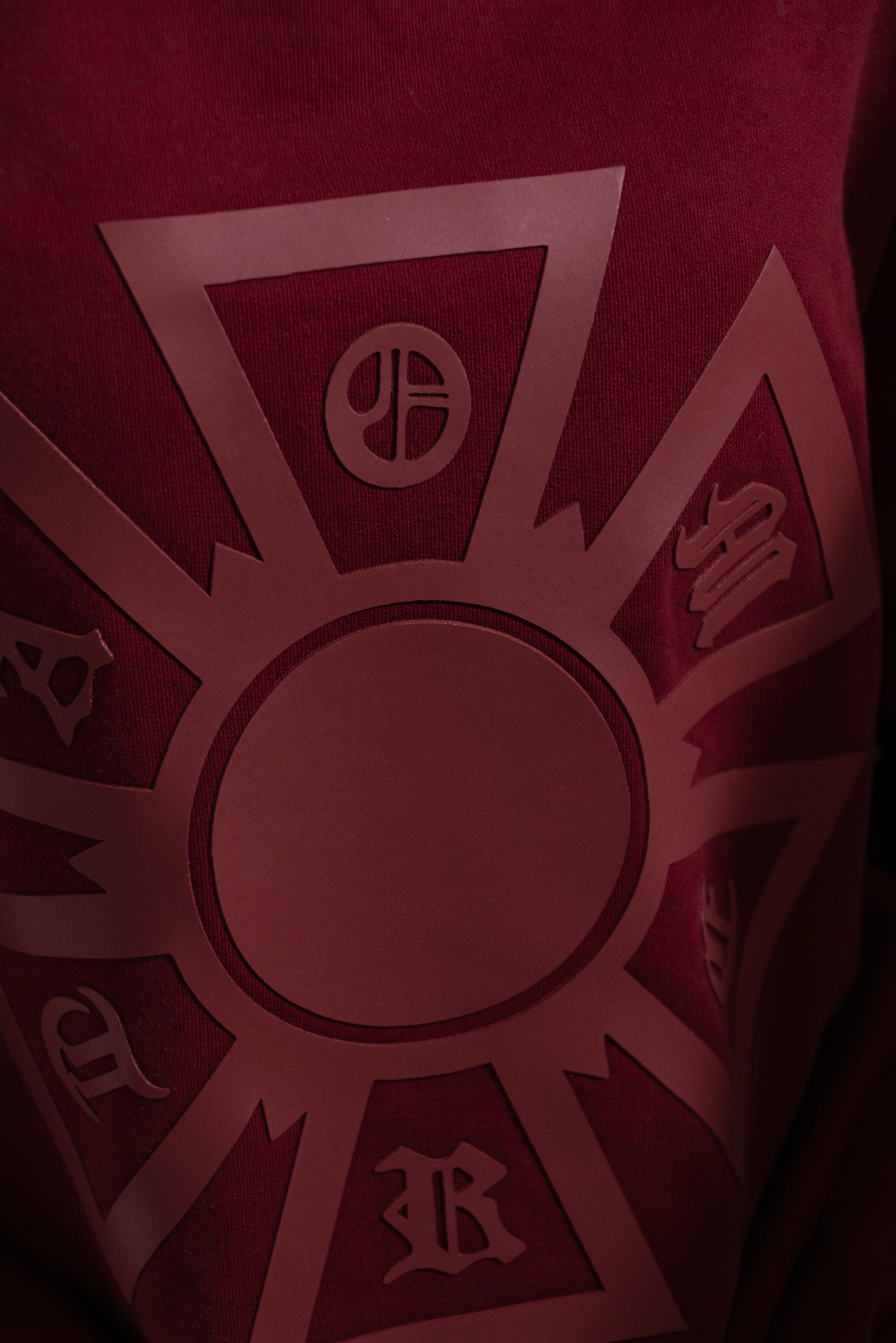 OMERTA MAROON HOODIE - Image 7