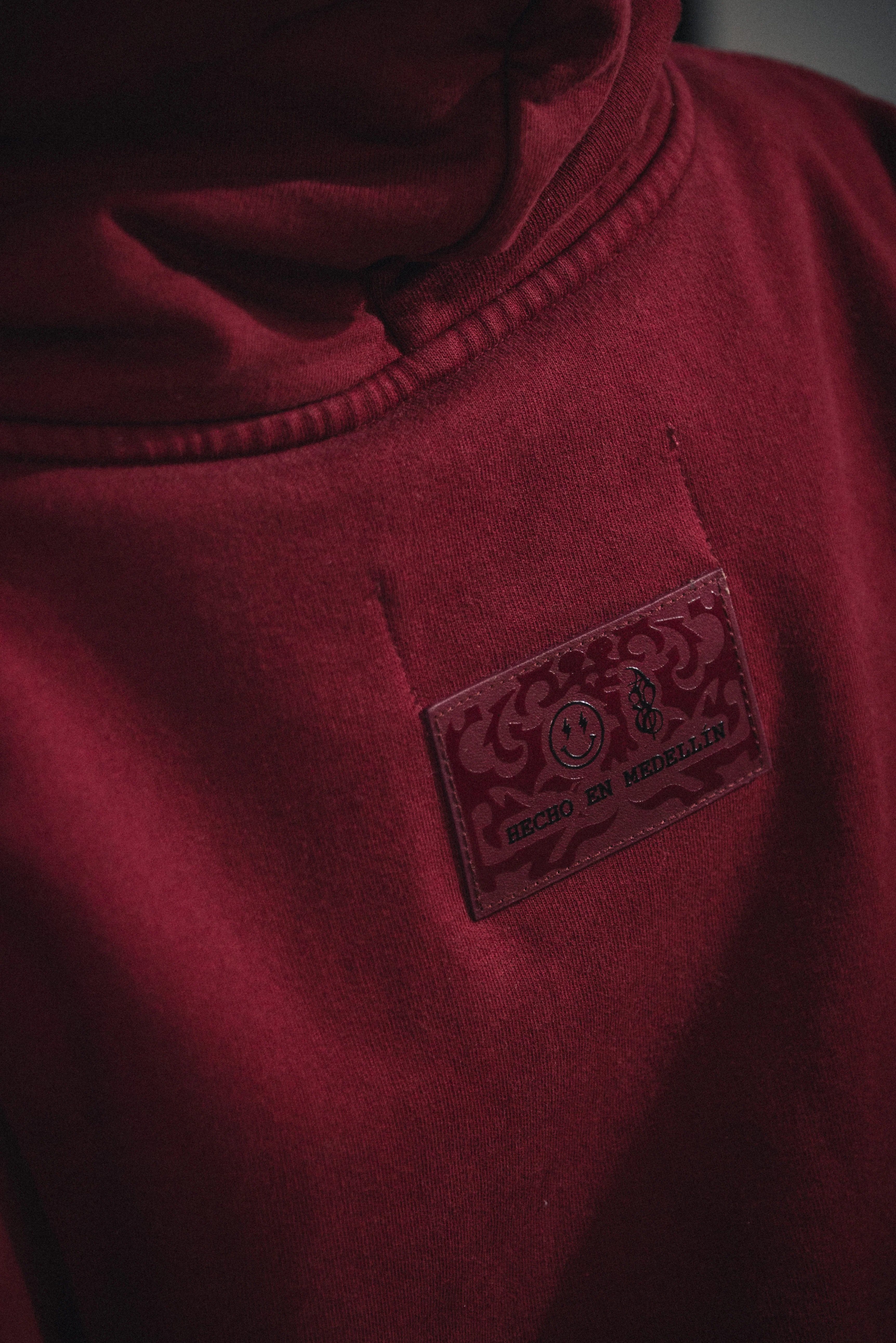 OMERTA MAROON HOODIE - Image 8