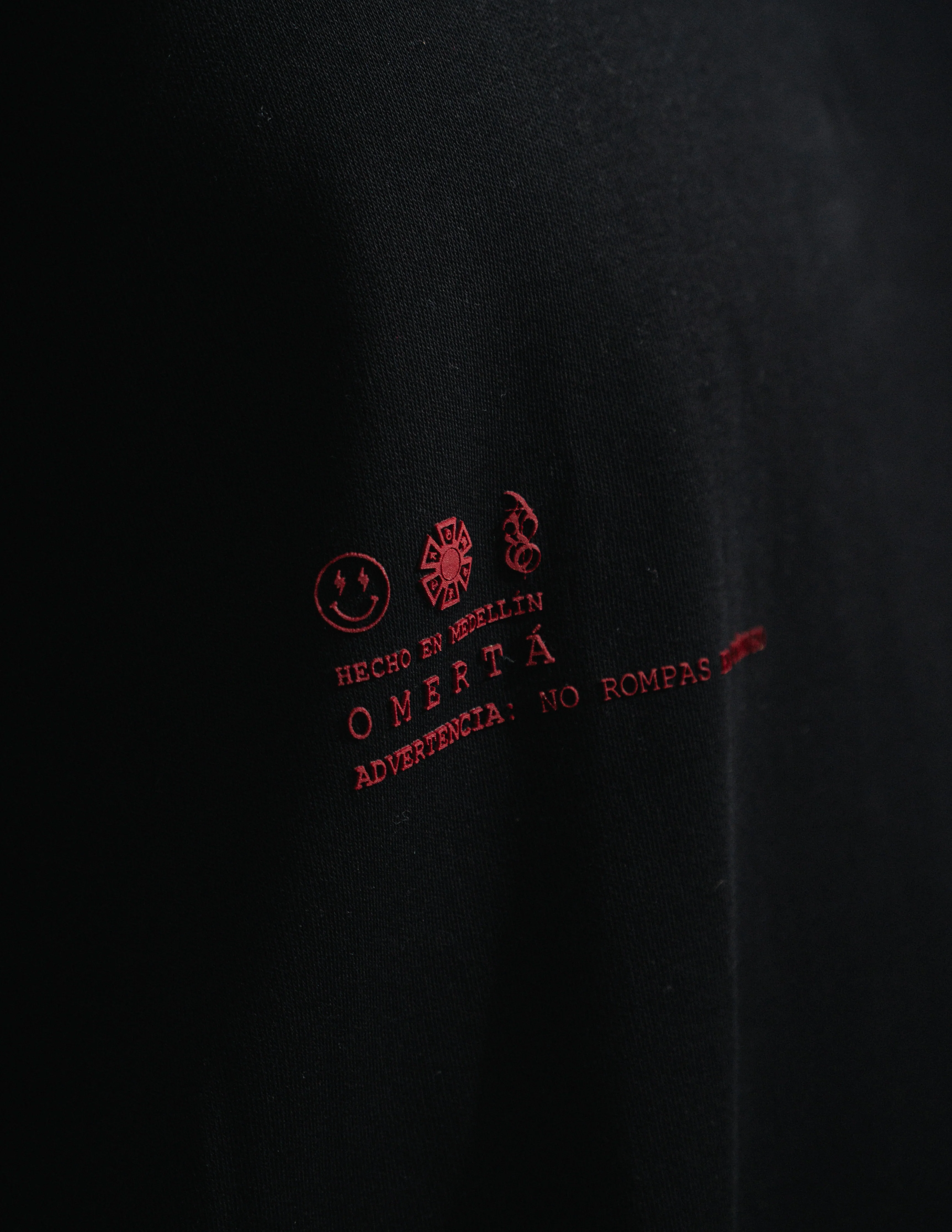OMERTA PIN T-SHIRT BLACK - Image 7
