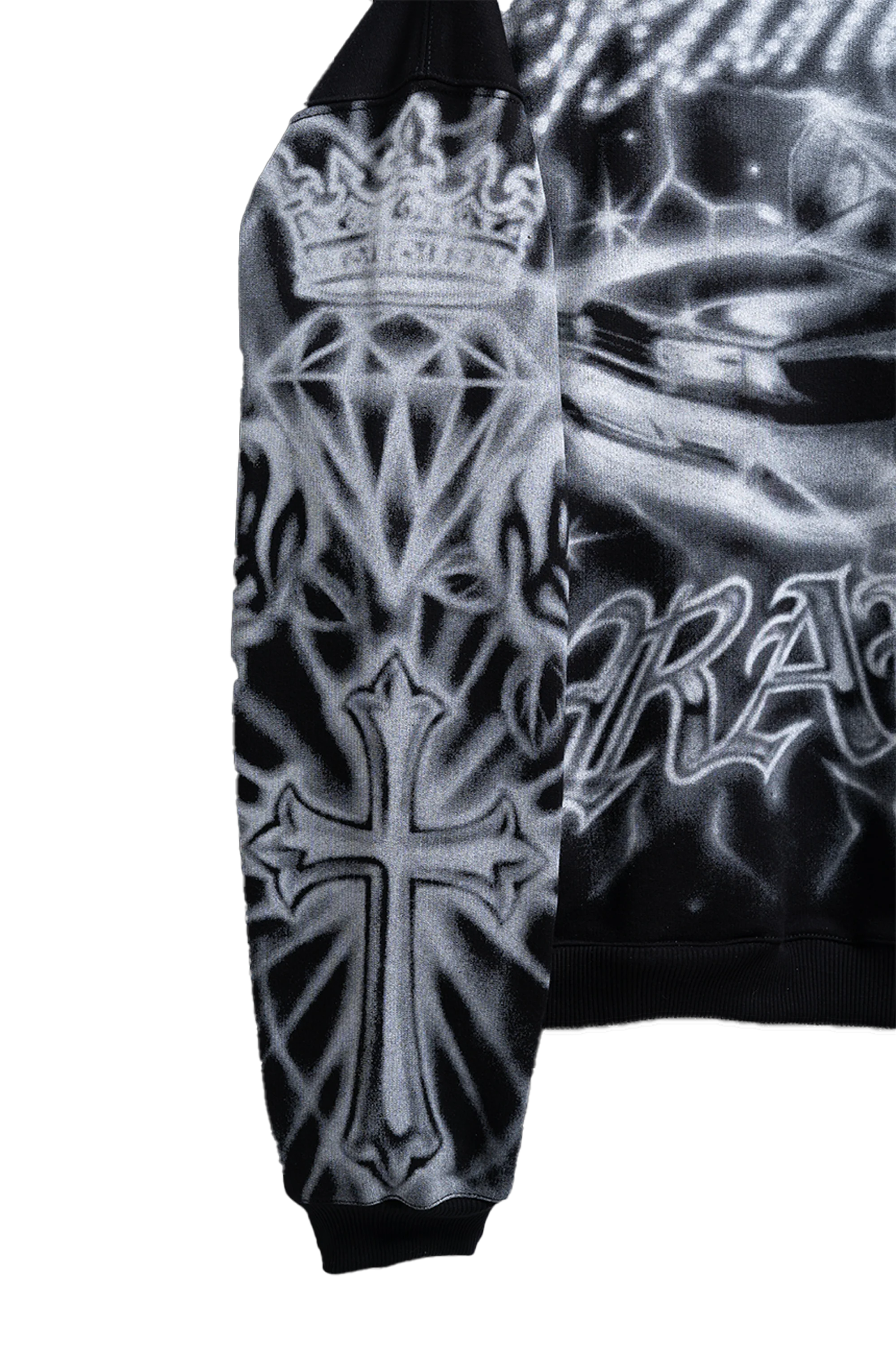 RAYO ALL OVER BLACK HOODIE - Image 4