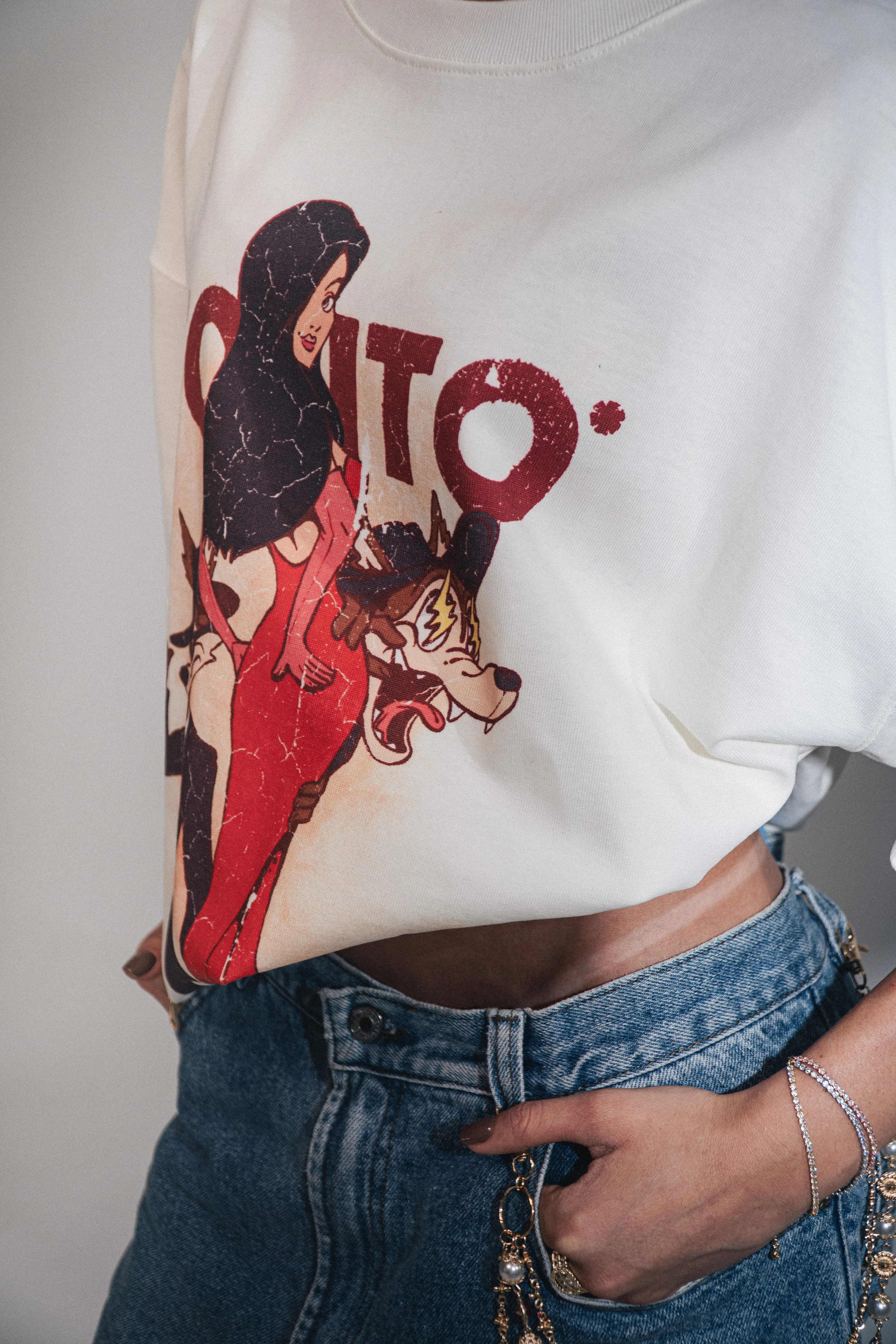 TONTO GRAPHIC T-SHIRT IVORY - Image 7