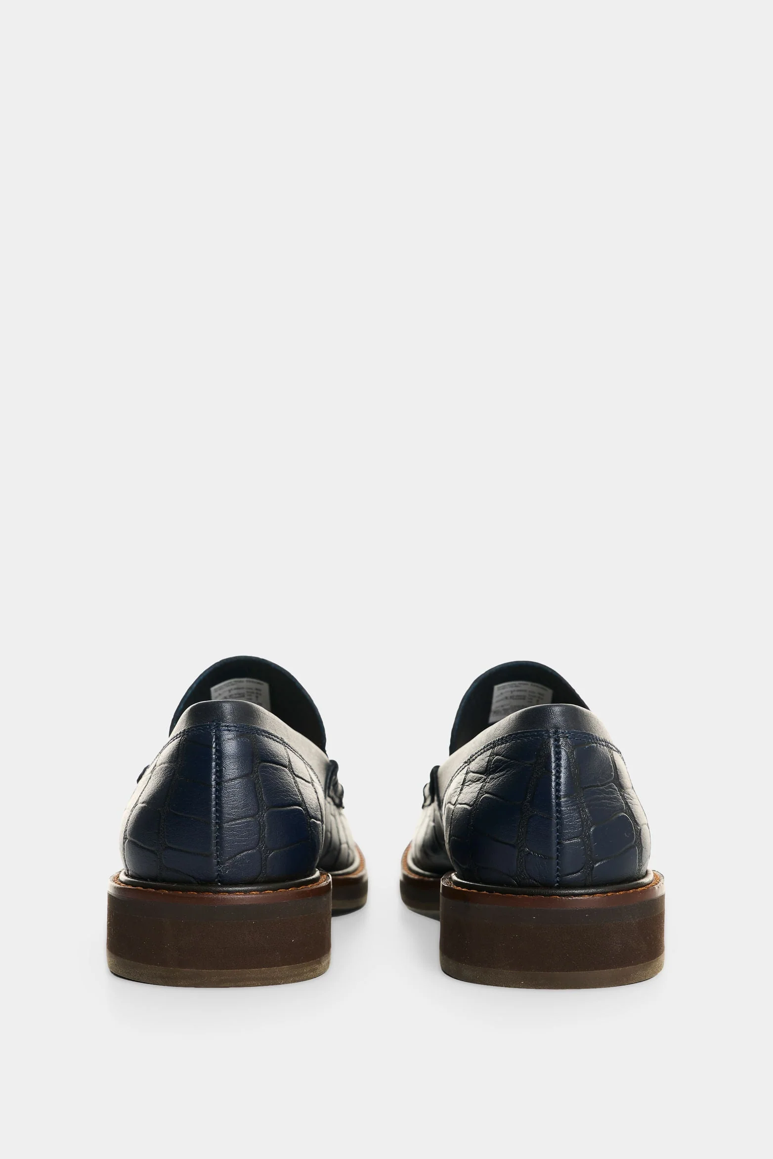 Women's Croco Leather Loafers - Image 3