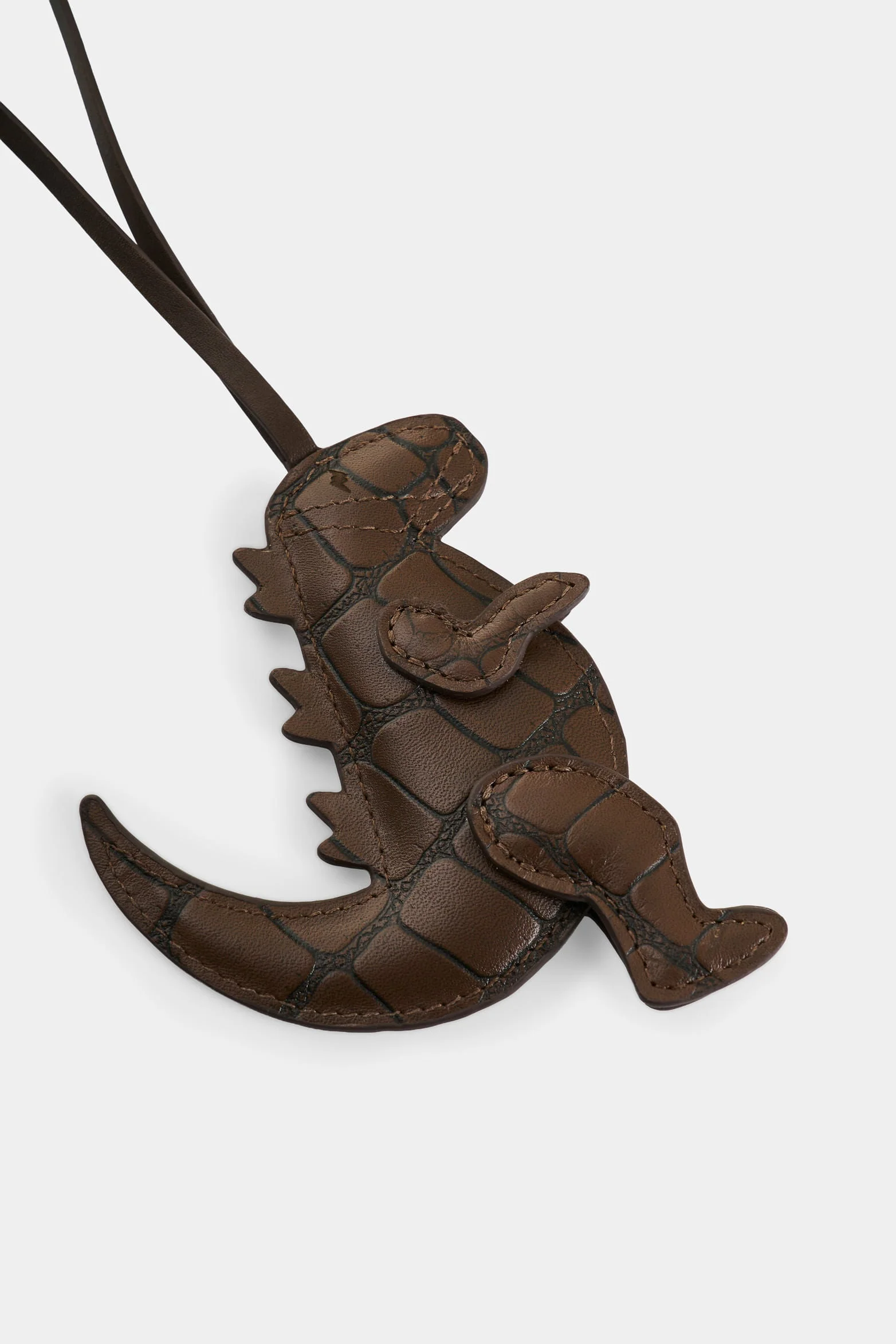 Women's Dino Croco Leather Charm - Image 2