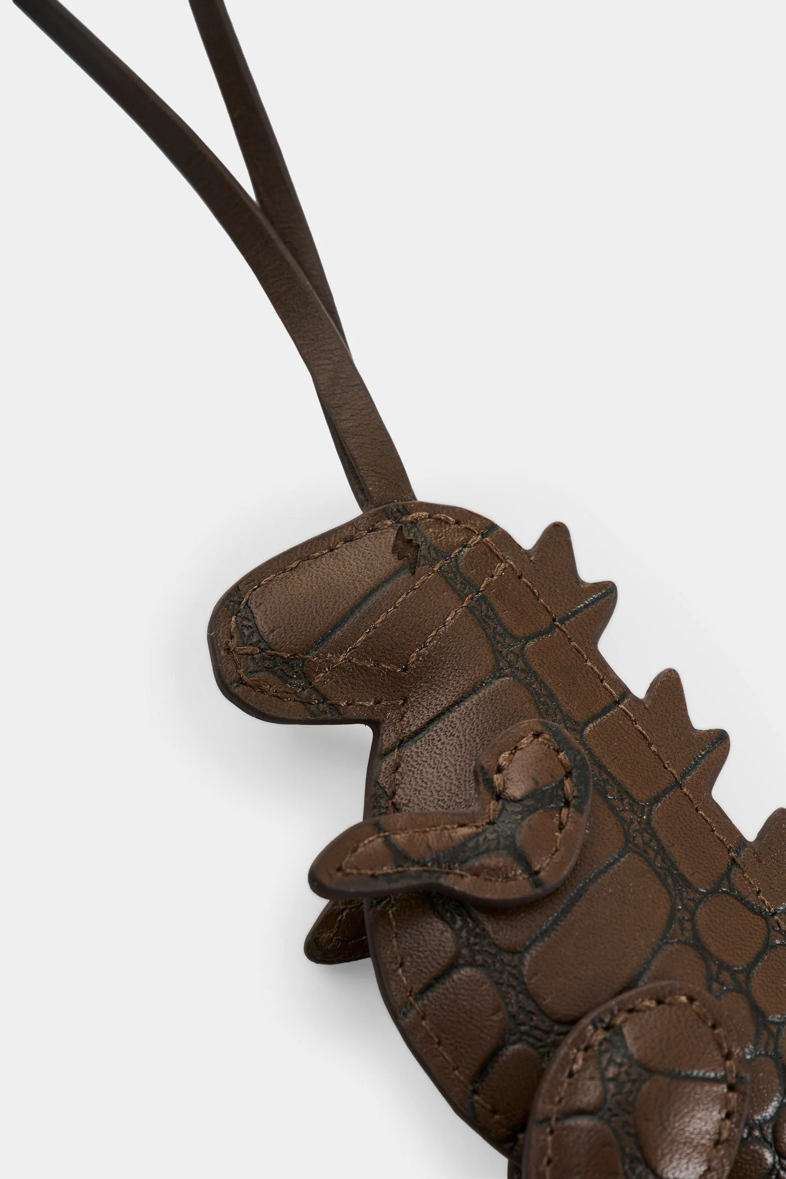 Women's Dino Croco Leather Charm - Image 4