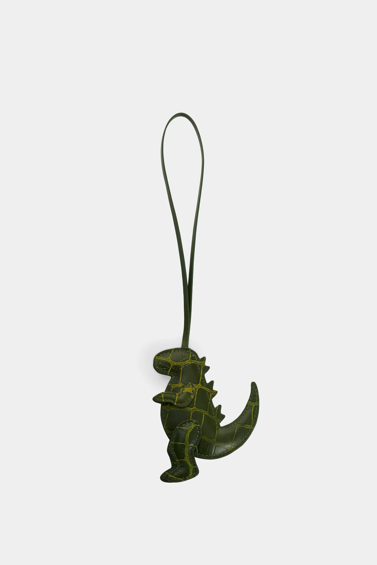 Women's Dino Croco Leather Charm - Image 3