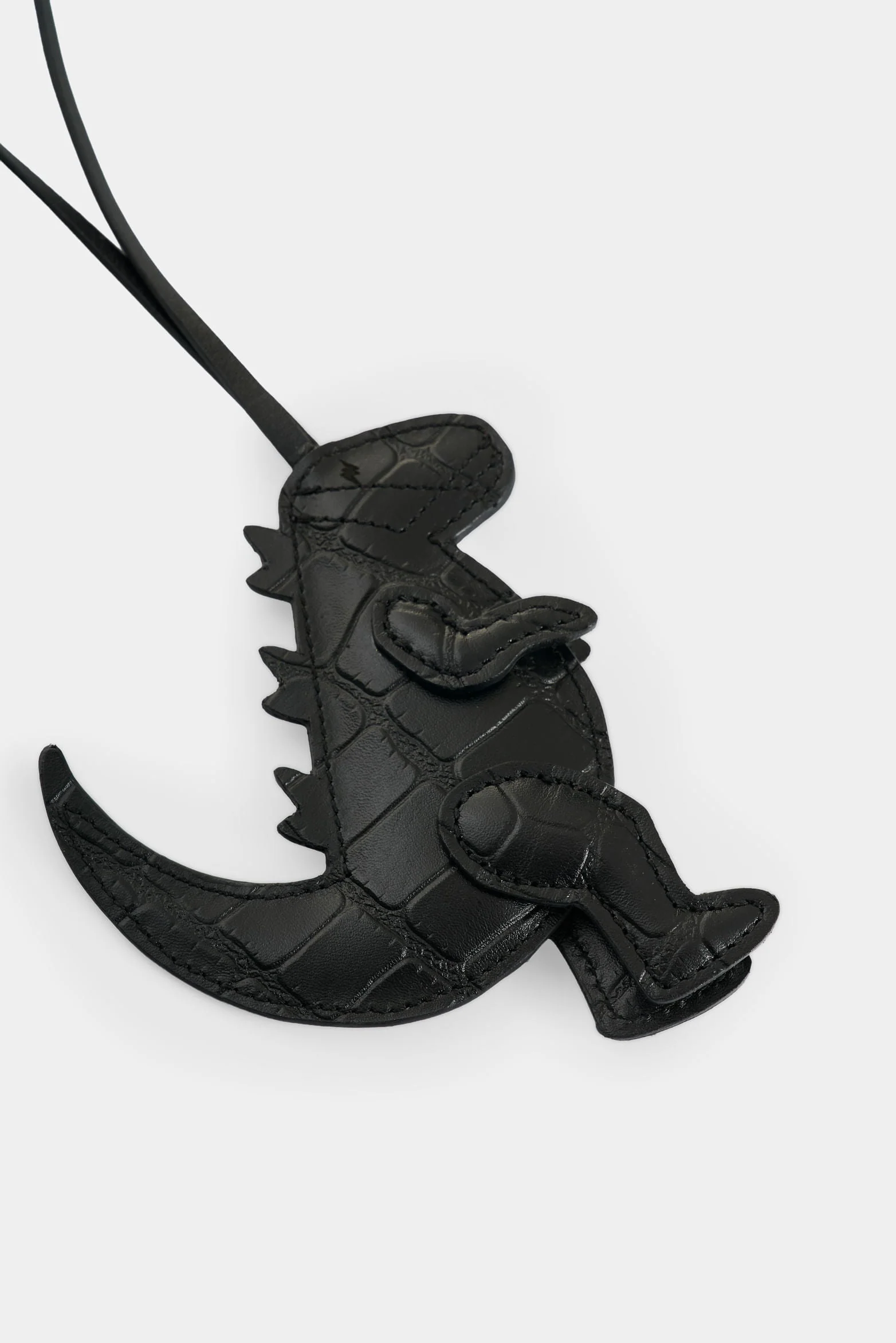 Women's Dino Croco Leather Charm - Image 2